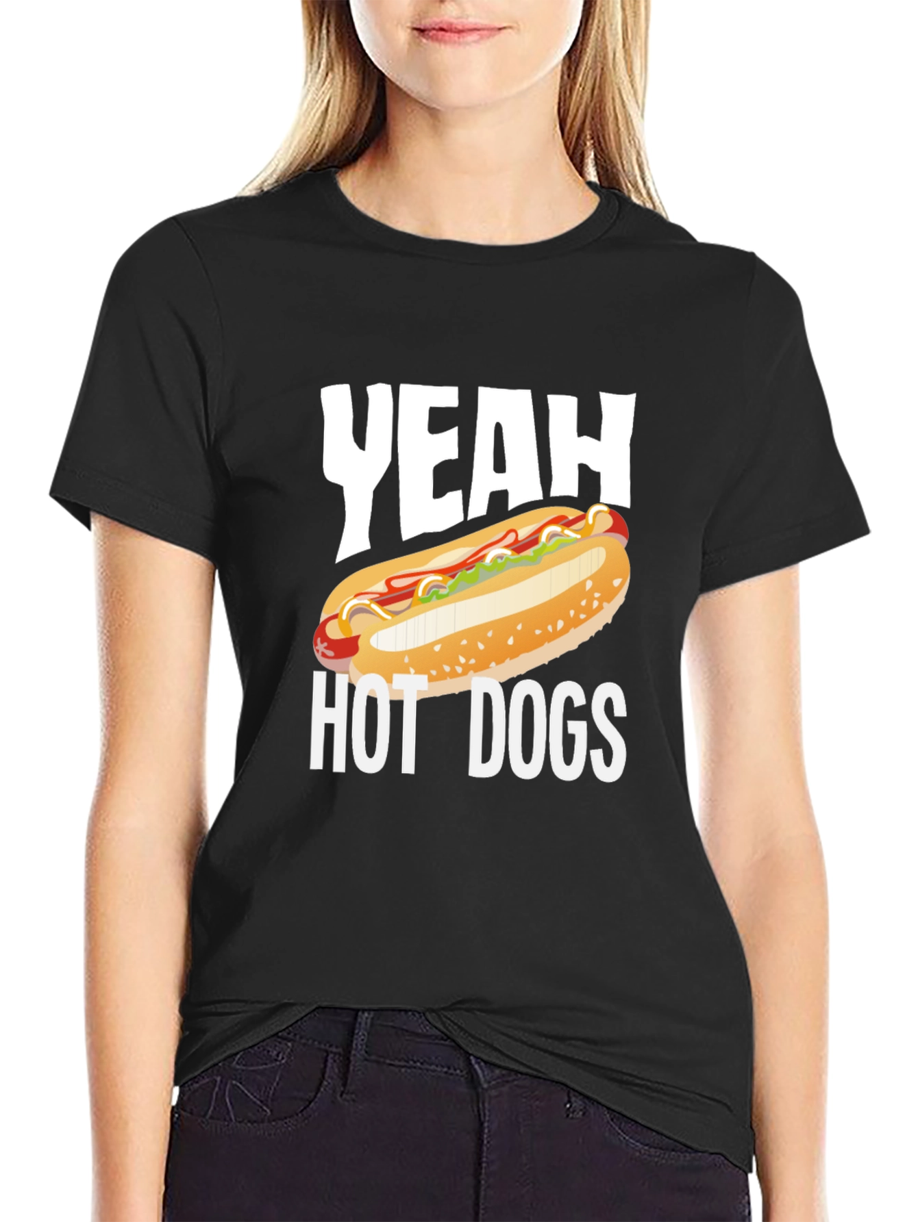Yeah Hot Dogs T-Shirt - Funny Graphic Tee