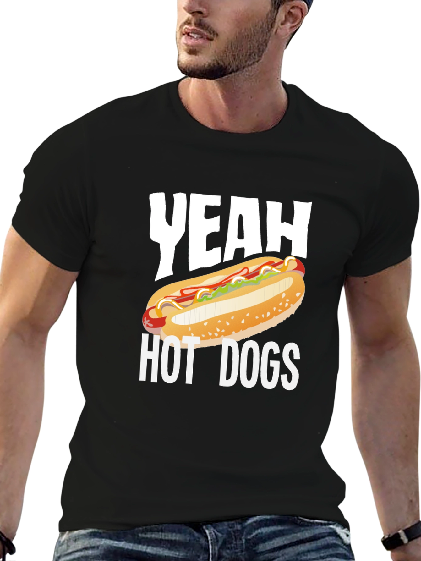 Yeah Hot Dogs T-Shirt - Funny Graphic Tee