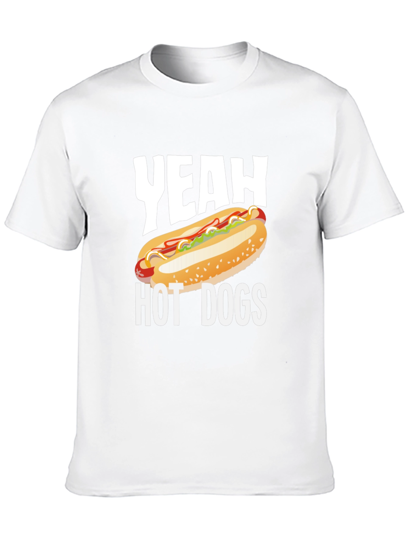 Yeah Hot Dogs T-Shirt - Funny Graphic Tee