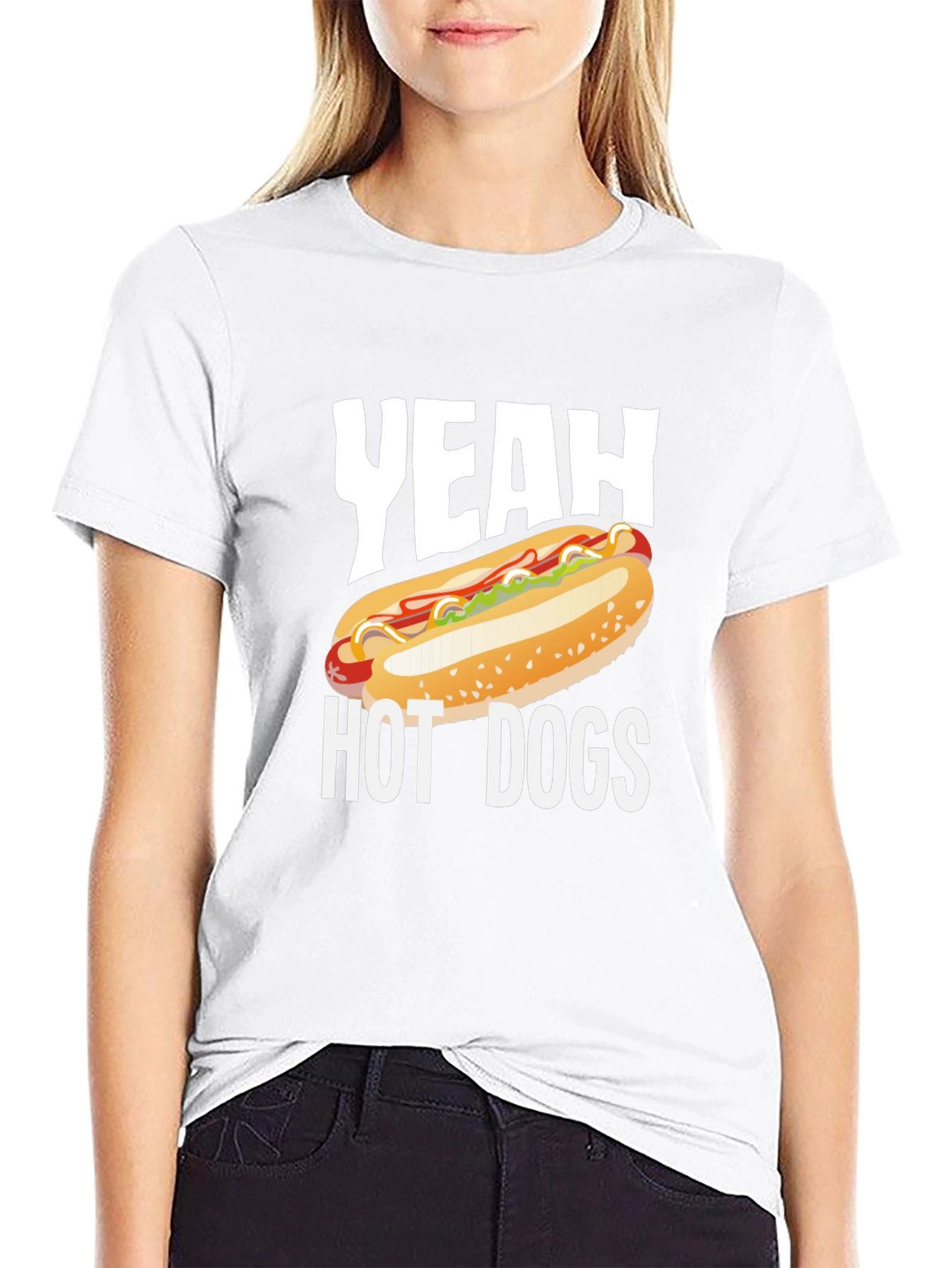 Yeah Hot Dogs T-Shirt - Funny Graphic Tee