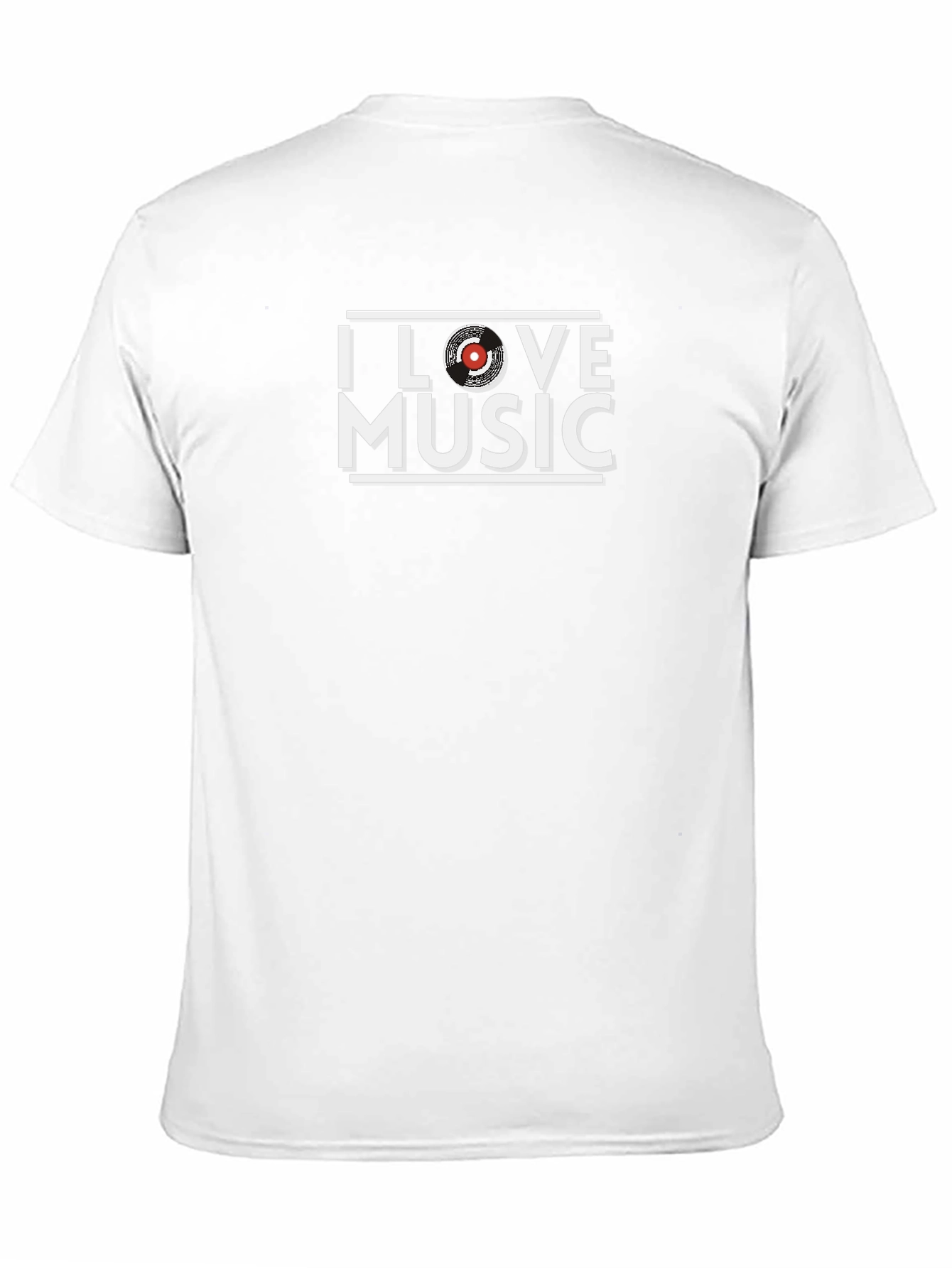 I Love Music T-Shirt - Black Graphic Tee