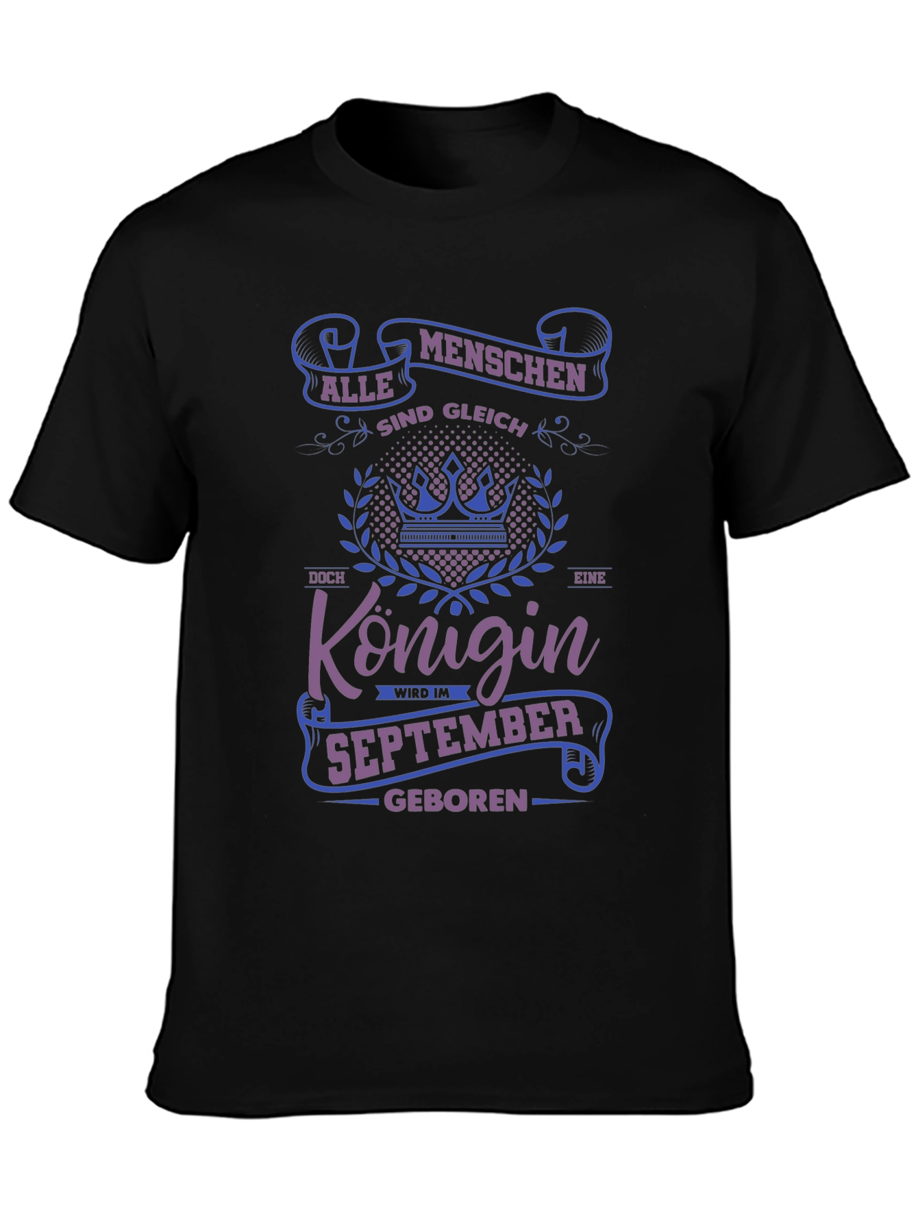 September Queen T-Shirt - Birthday Gift Idea