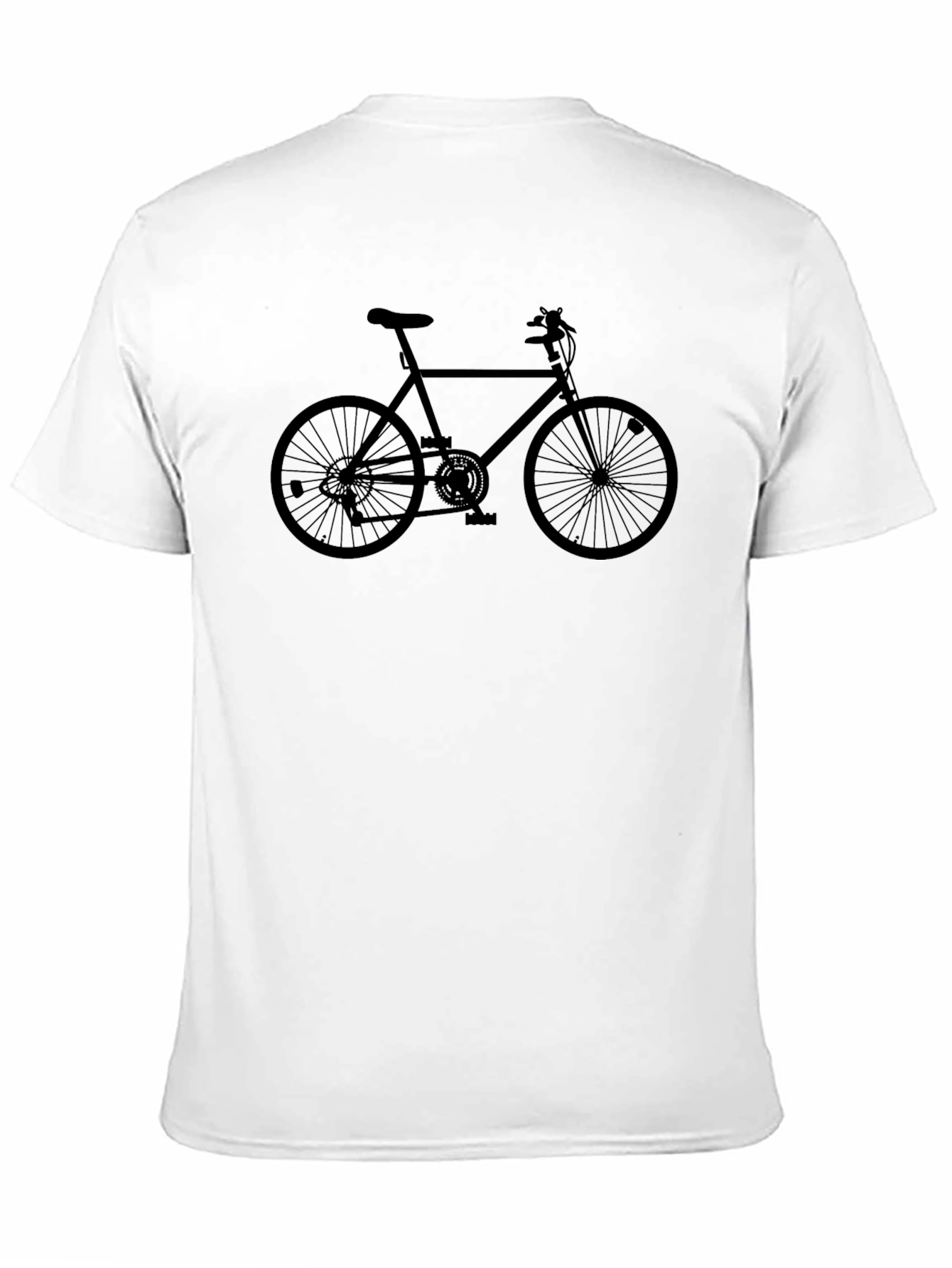 Black Bicycle Graphic T-Shirt - Casual Tee
