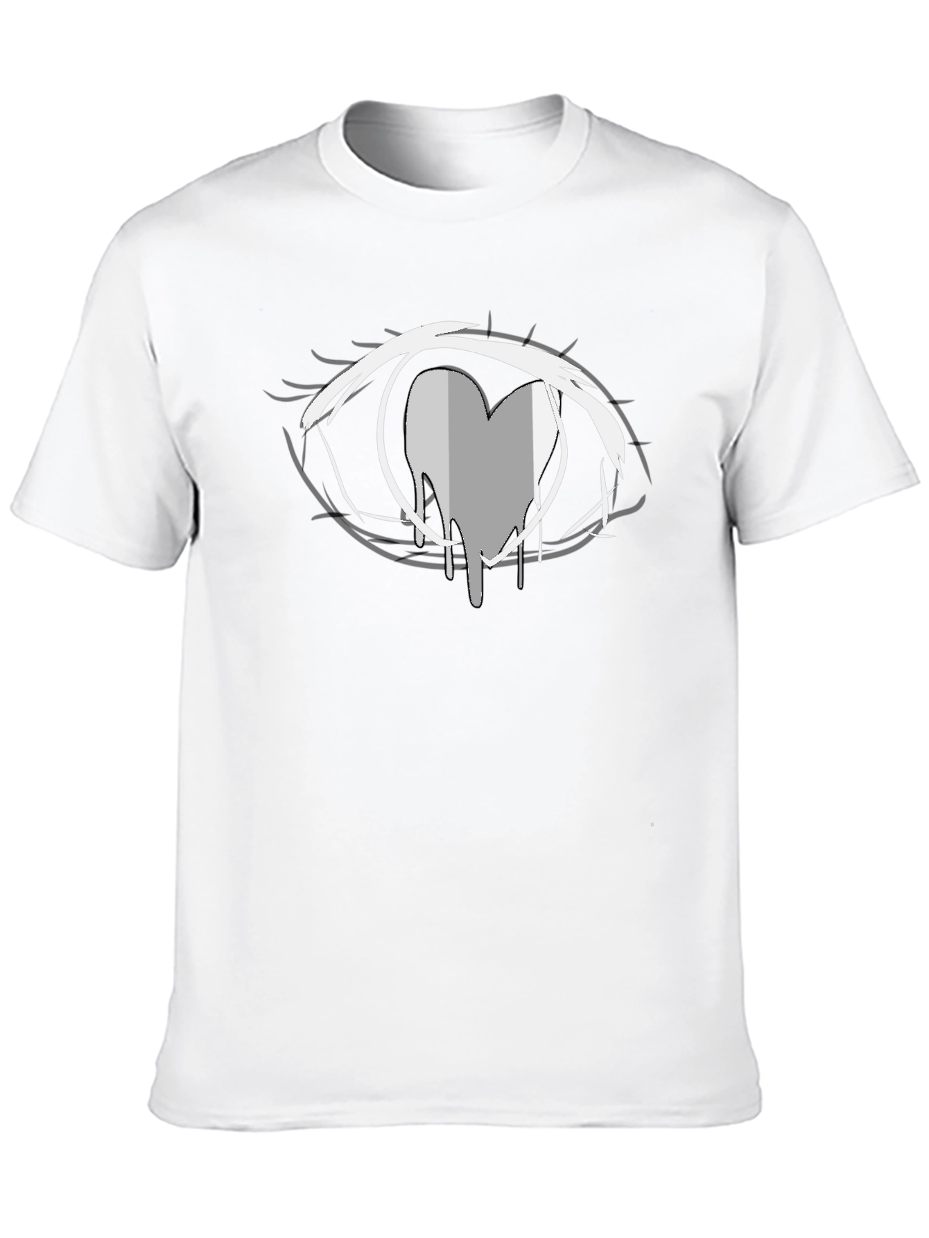 Eye Heart Graphic T-Shirt - Modern Art Tee