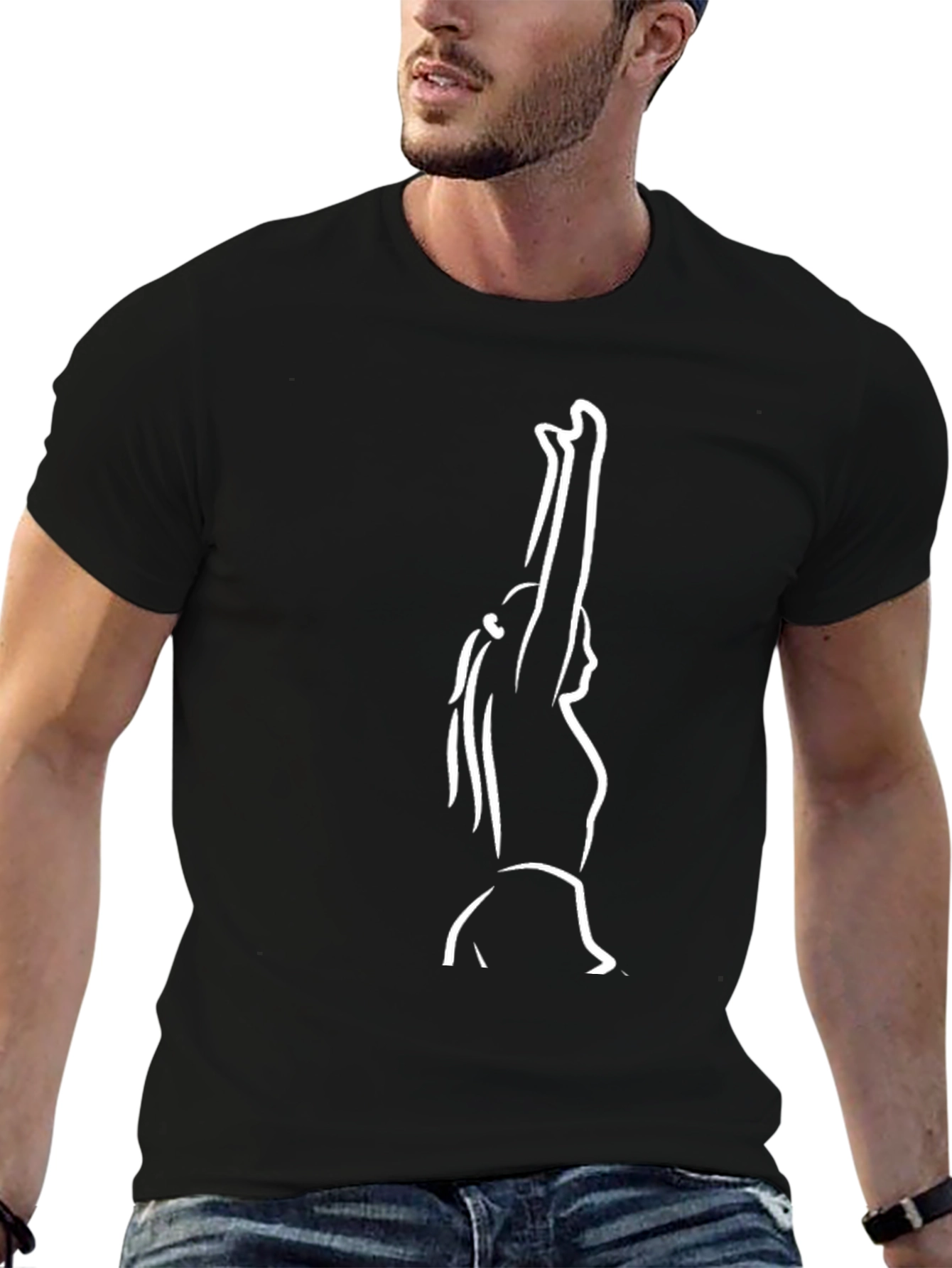 Figure Skating T-Shirt - Minimalist Design