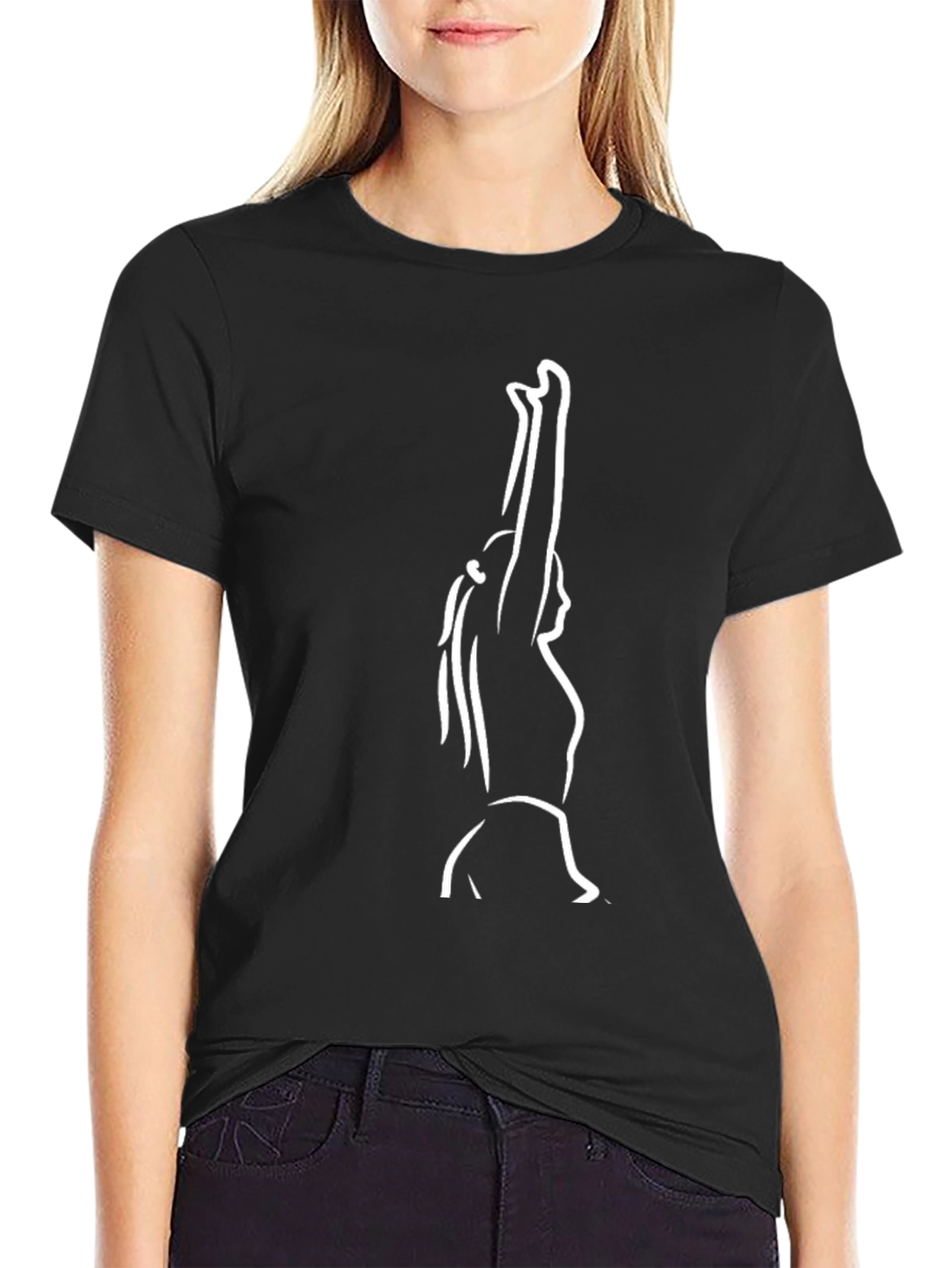 Figure Skating T-Shirt - Minimalist Design
