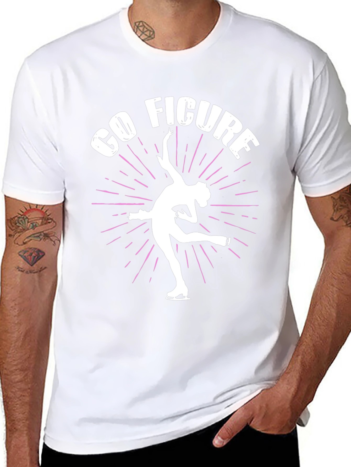 Go Figure Skating Graphic Tee - Unique Design