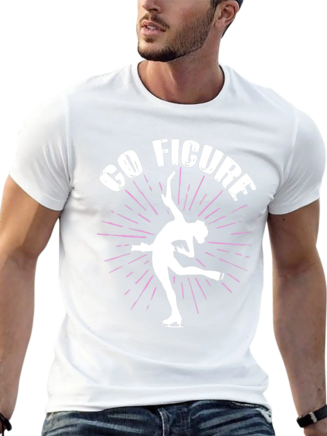 Go Figure Skating Graphic Tee - Unique Design