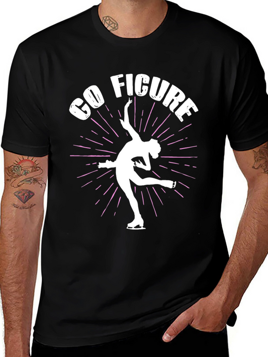 Go Figure Skating Graphic Tee - Unique Design