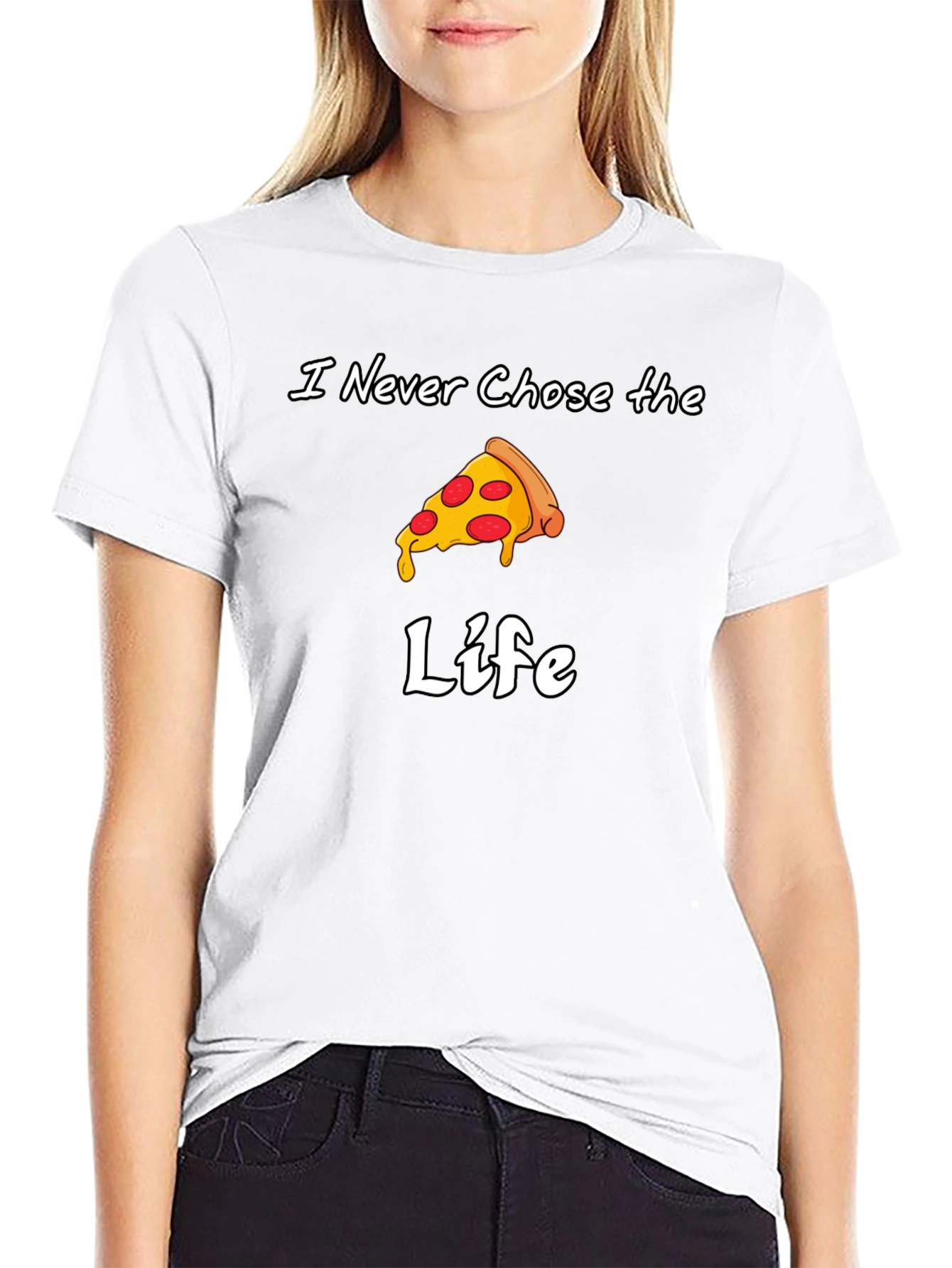 I Never Chose the Pizza Life Graphic Tee