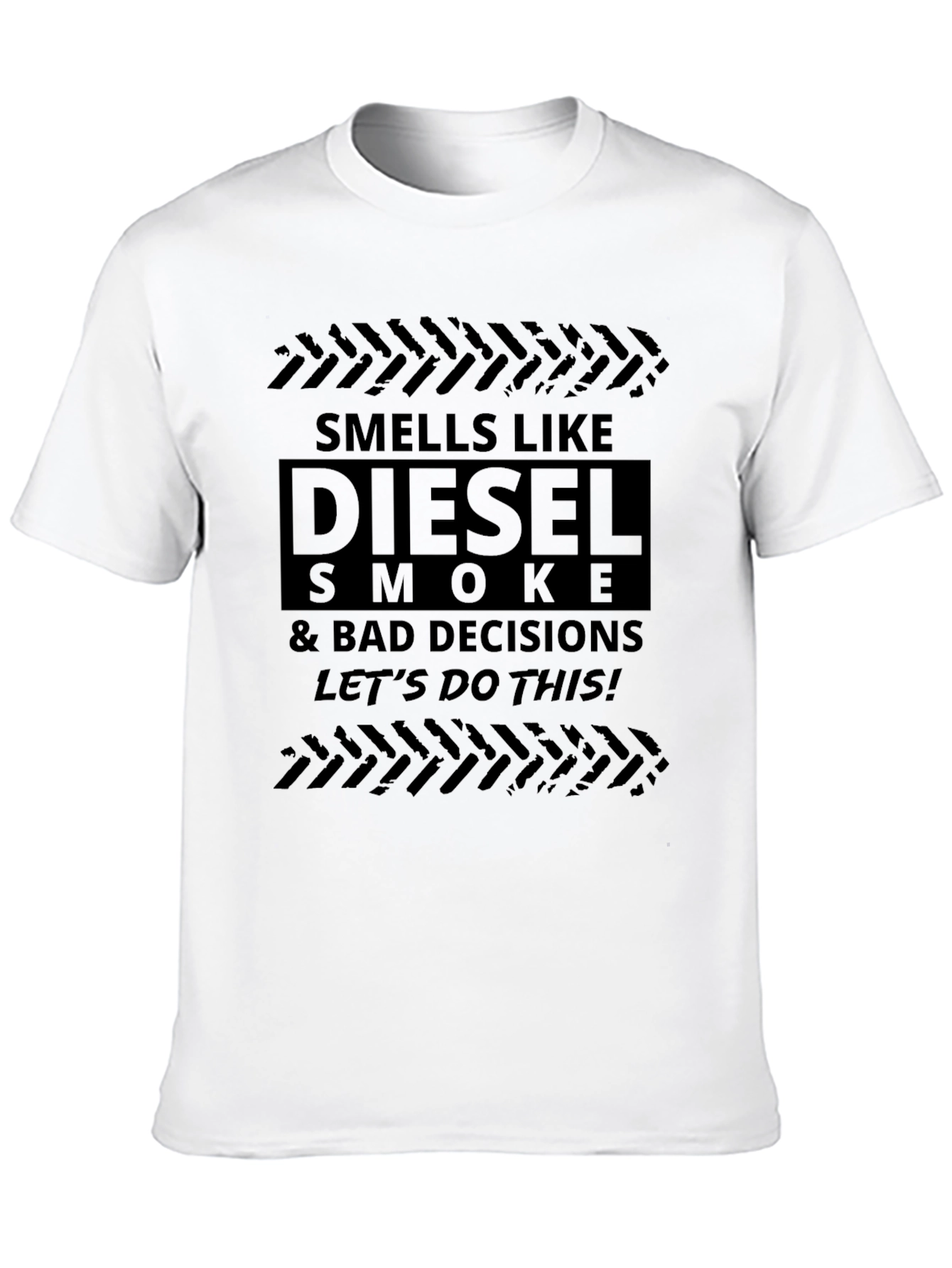 Diesel Smoke & Bad Decisions Black Graphic T-Shirt
