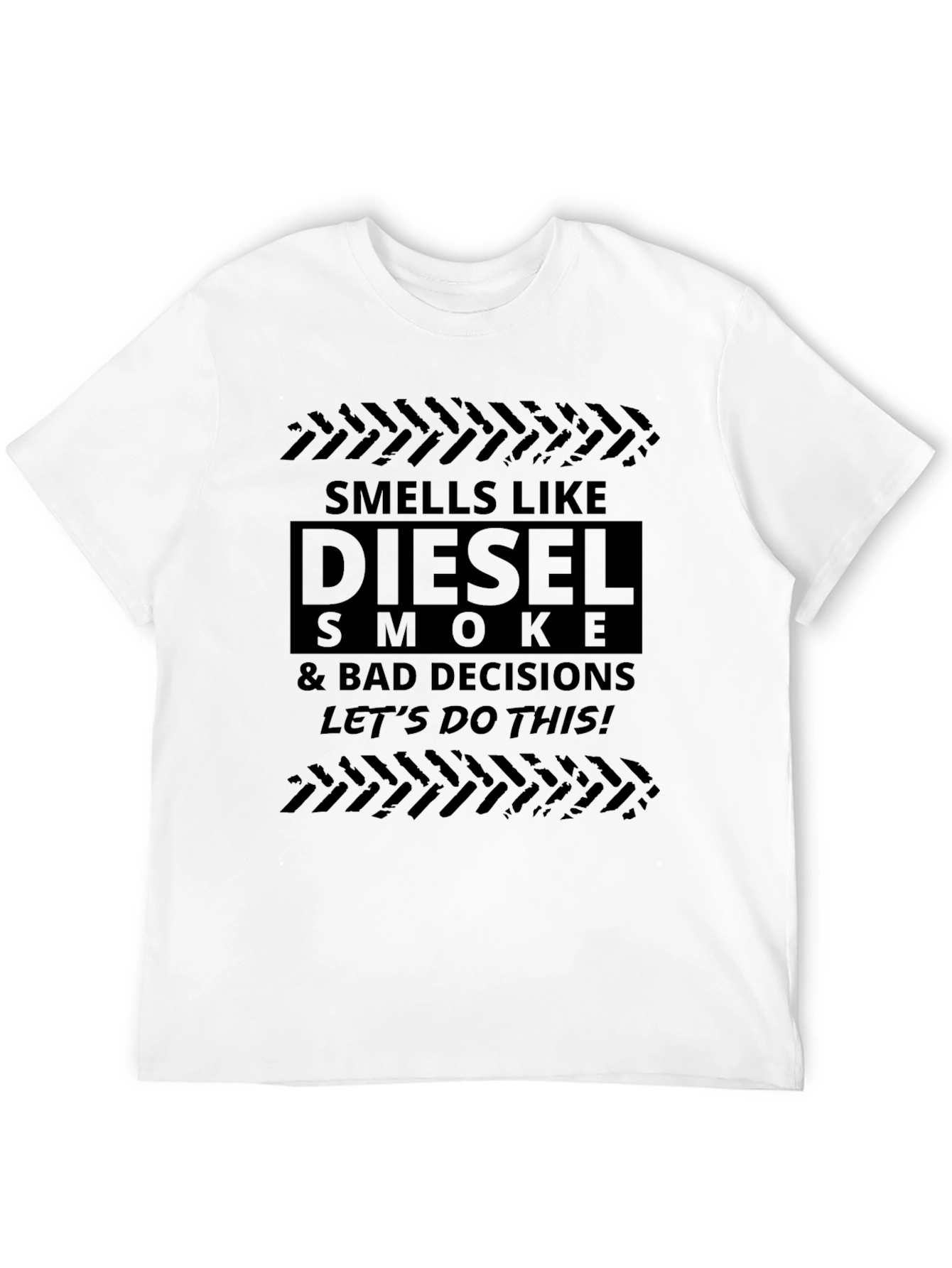 Diesel Smoke & Bad Decisions Black Graphic T-Shirt