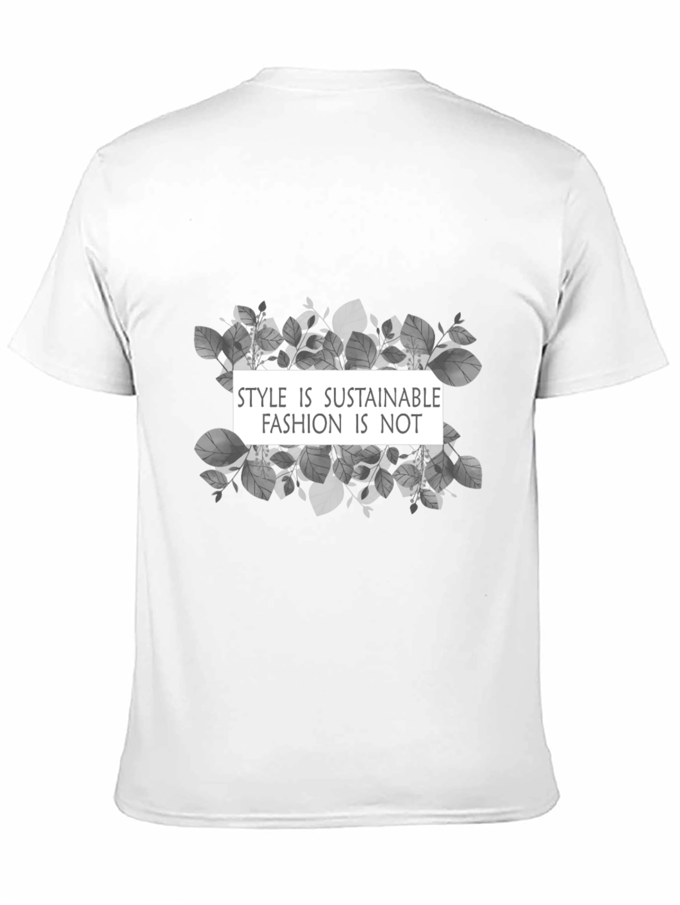 Sustainable Style Graphic Tee - Soft Cotton Blend