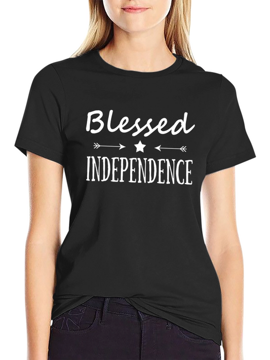 Blessed Independence Graphic T-Shirt