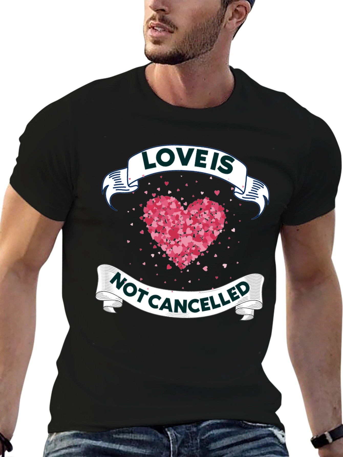 Love Is Not Cancelled T-Shirt - Heart Design