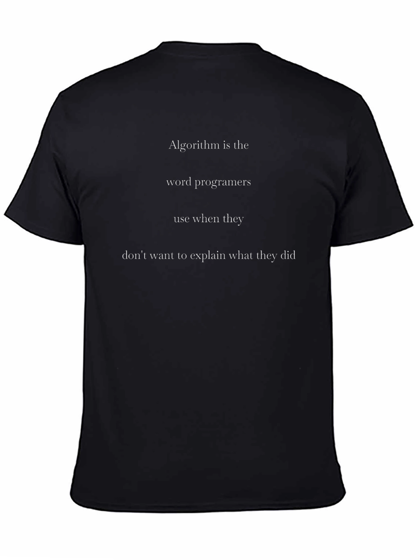 Algorithm Programmers T-Shirt