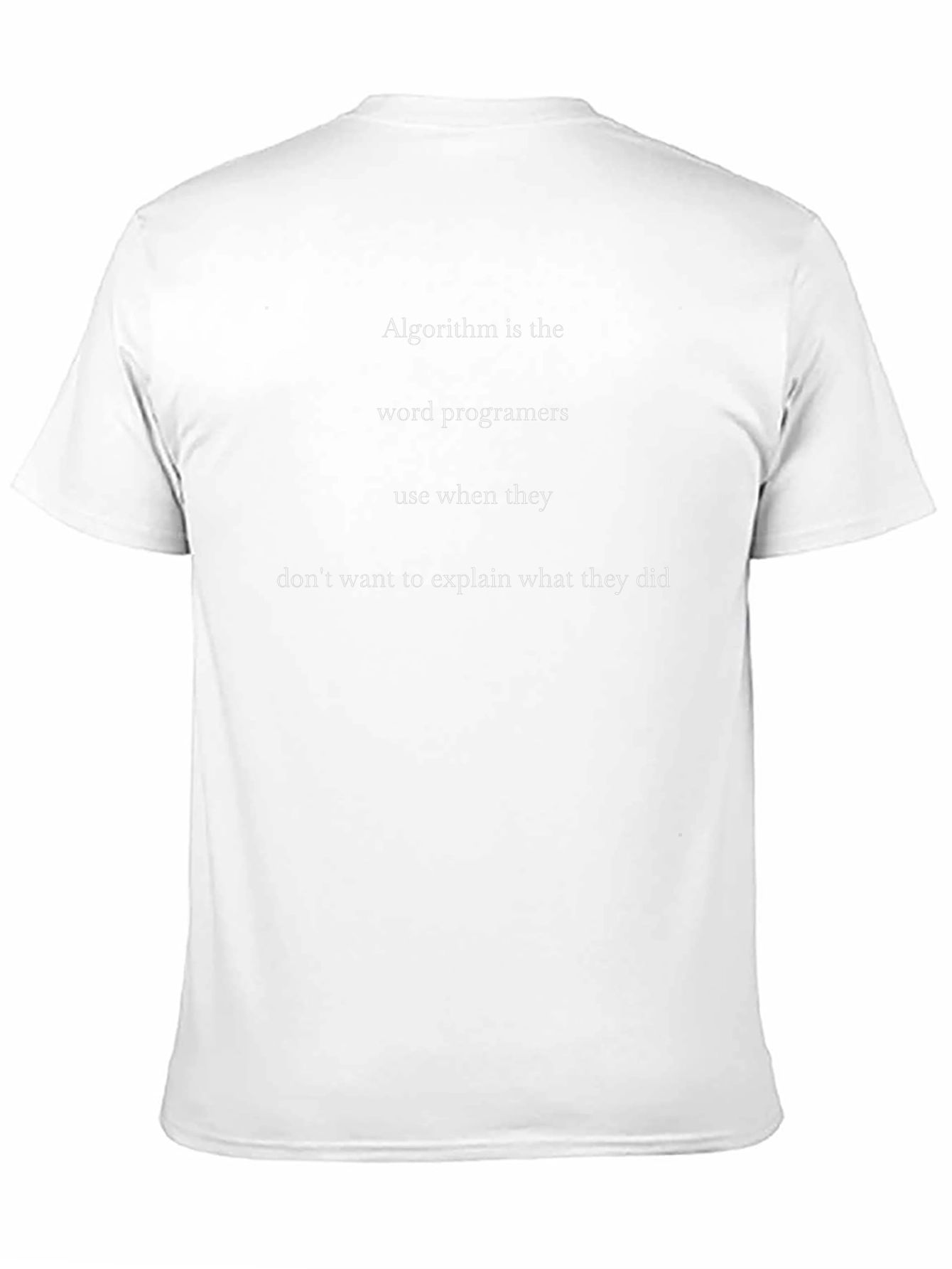 Algorithm Programmers T-Shirt