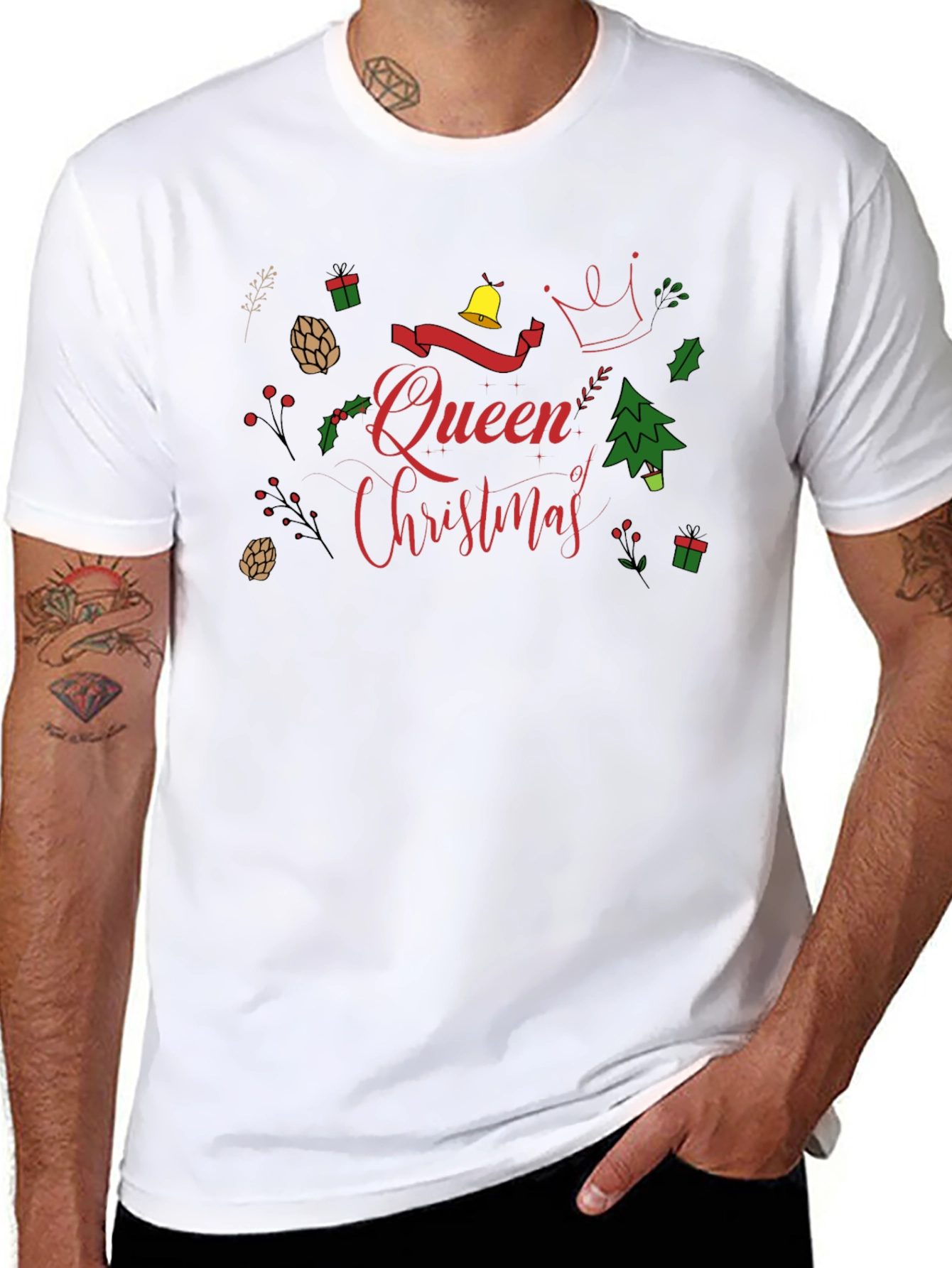 Queen of Christmas T-Shirt - Holiday Festive Tee