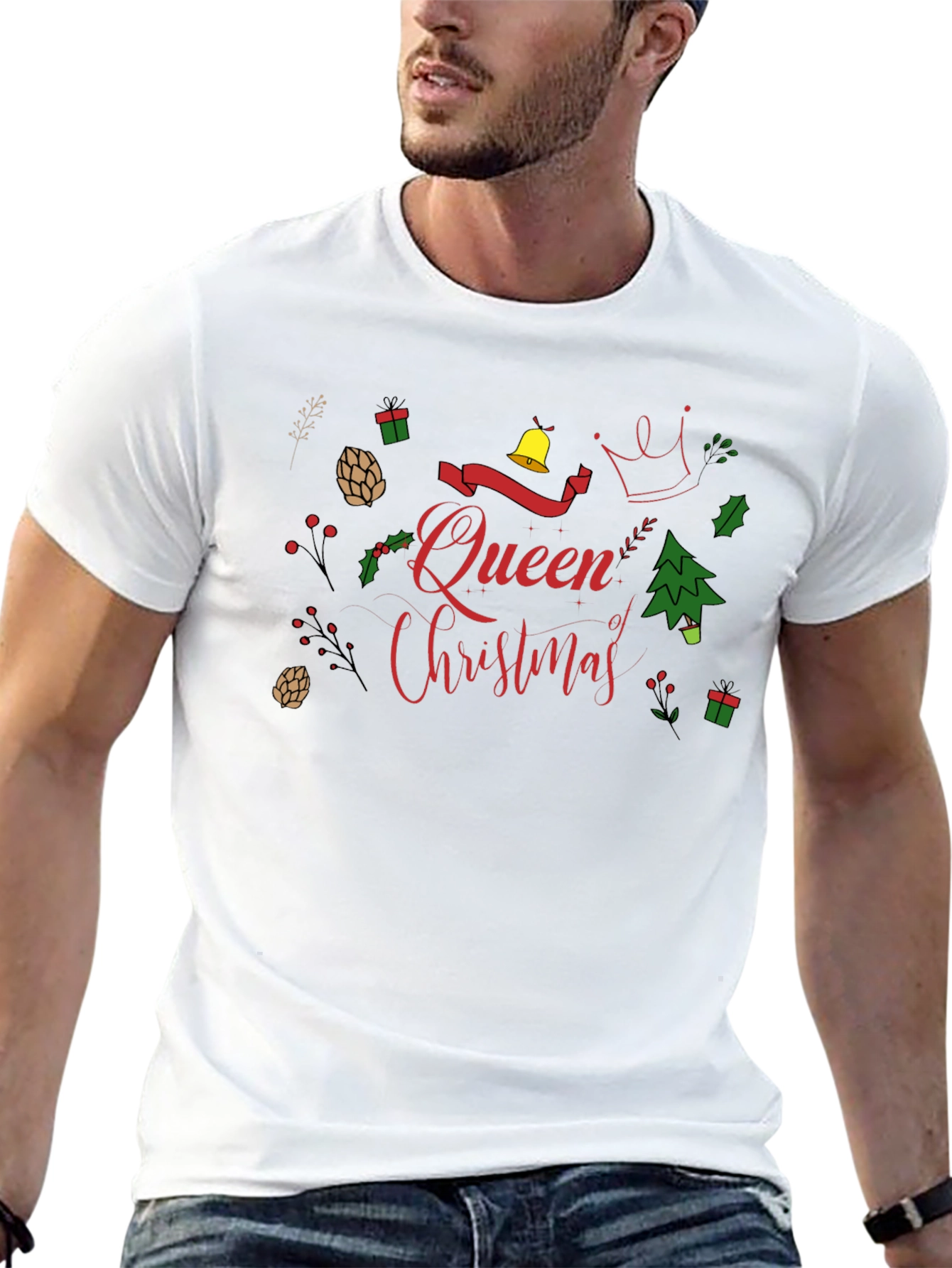 Queen of Christmas T-Shirt - Holiday Festive Tee