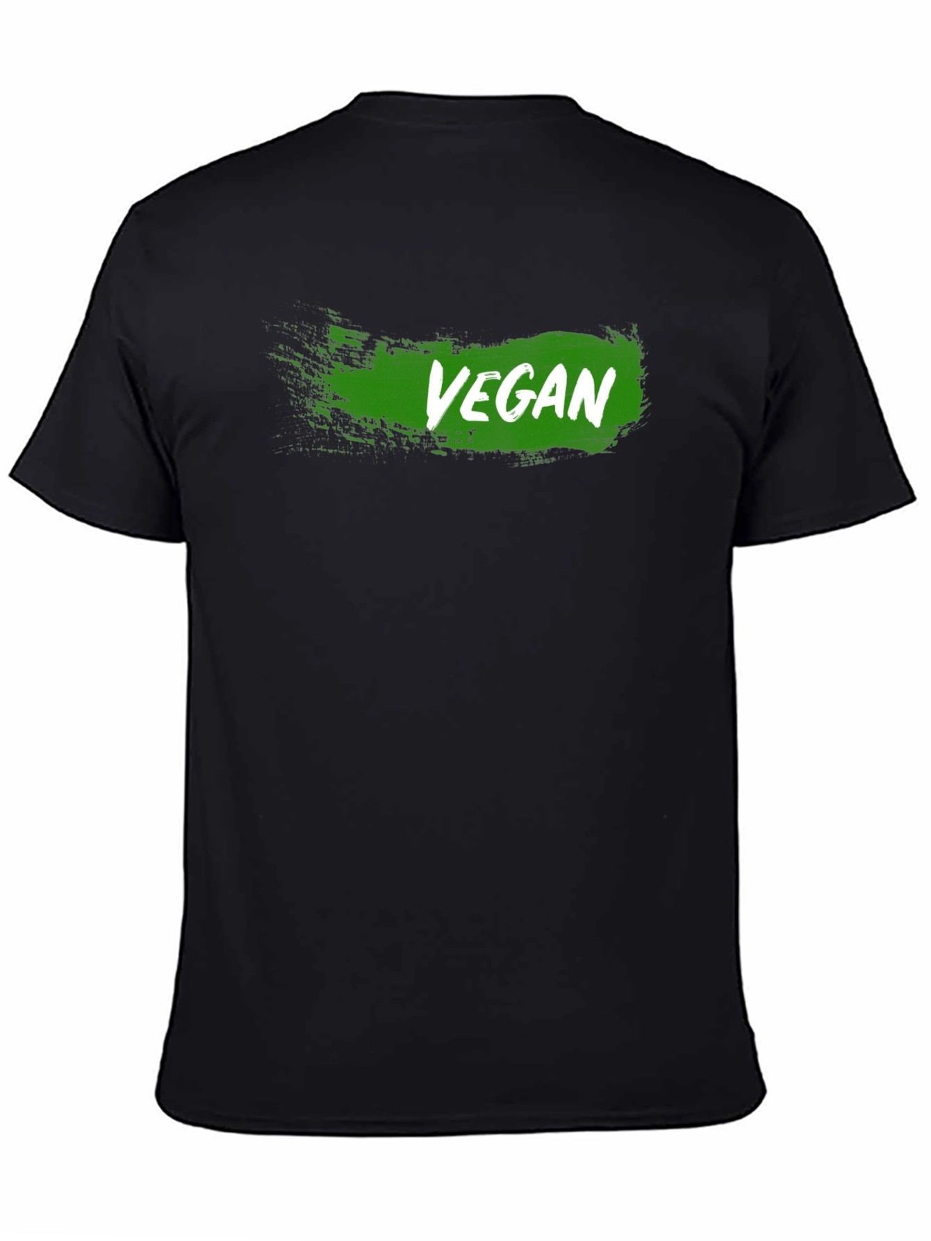 Vegan T-Shirt - Green Grunge Design