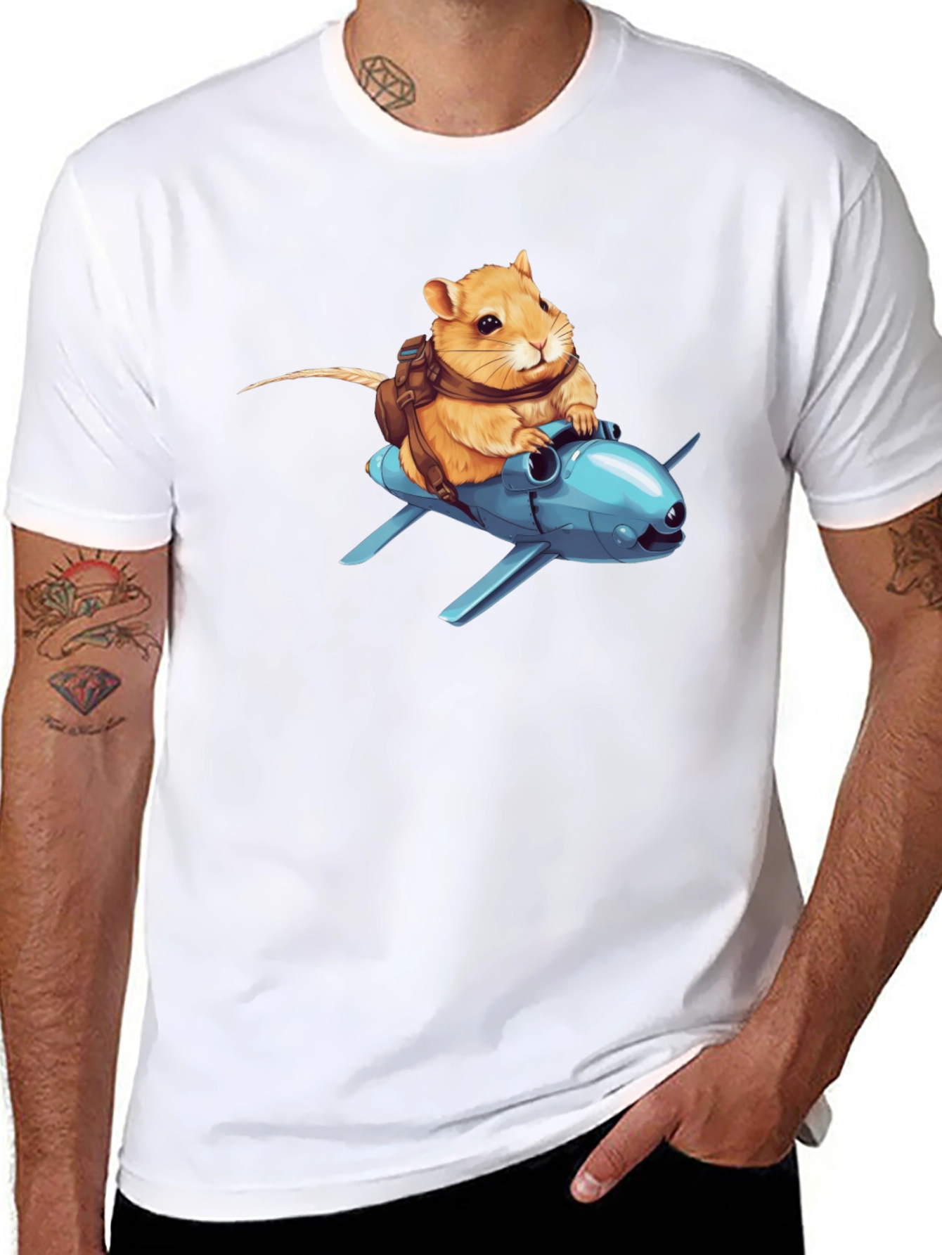 Gerbil Aviator T-Shirt