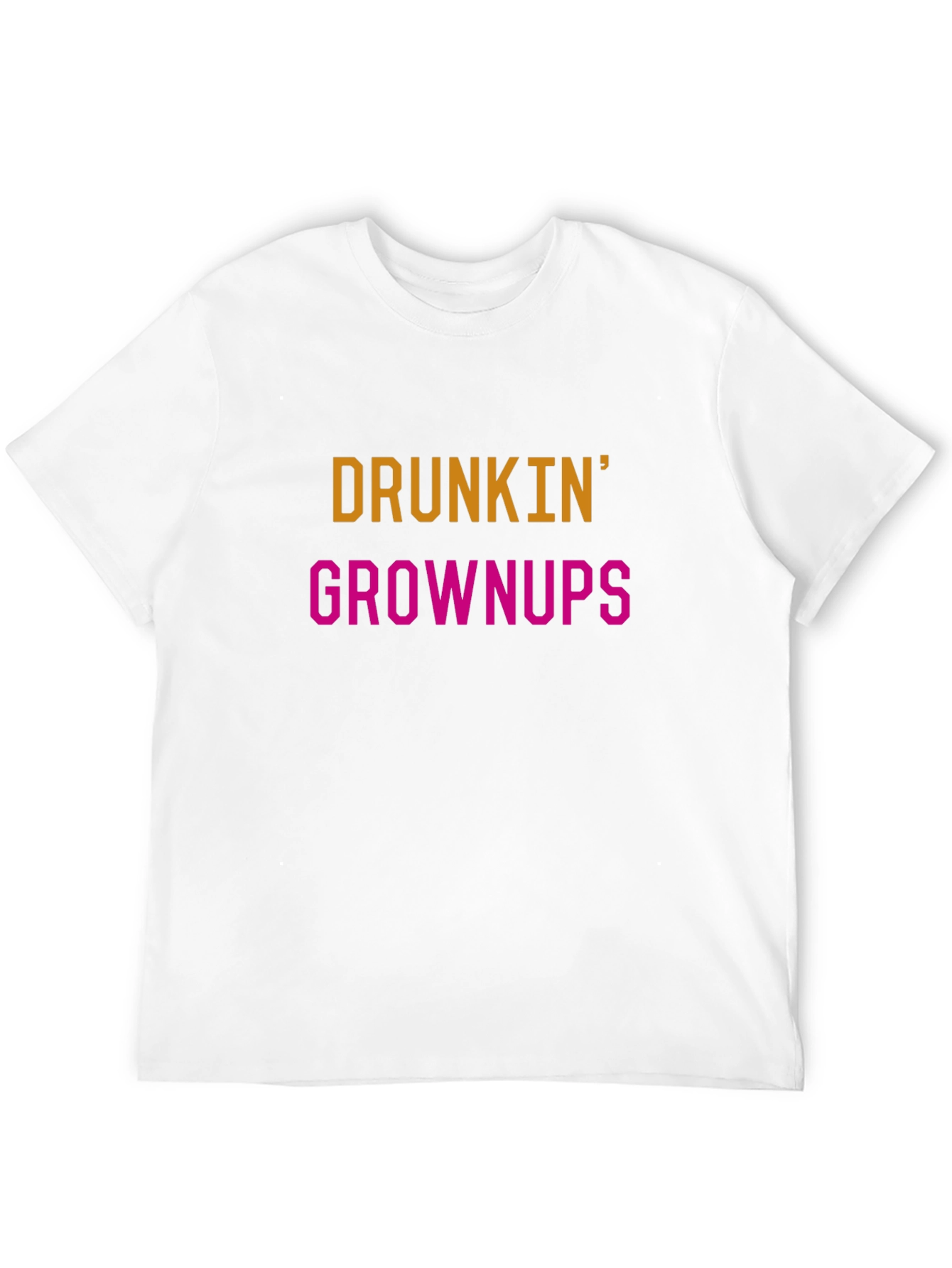 Drunkin Grownups Graphic Tee - Black Cotton Blend