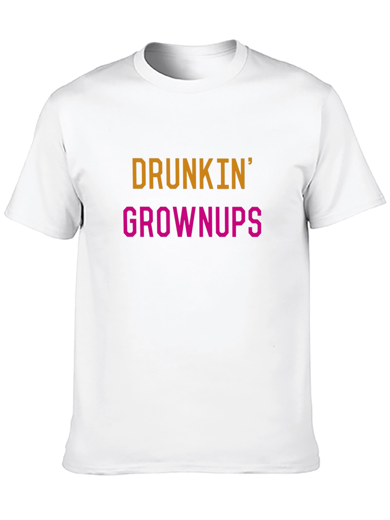 Drunkin Grownups Graphic Tee - Black Cotton Blend
