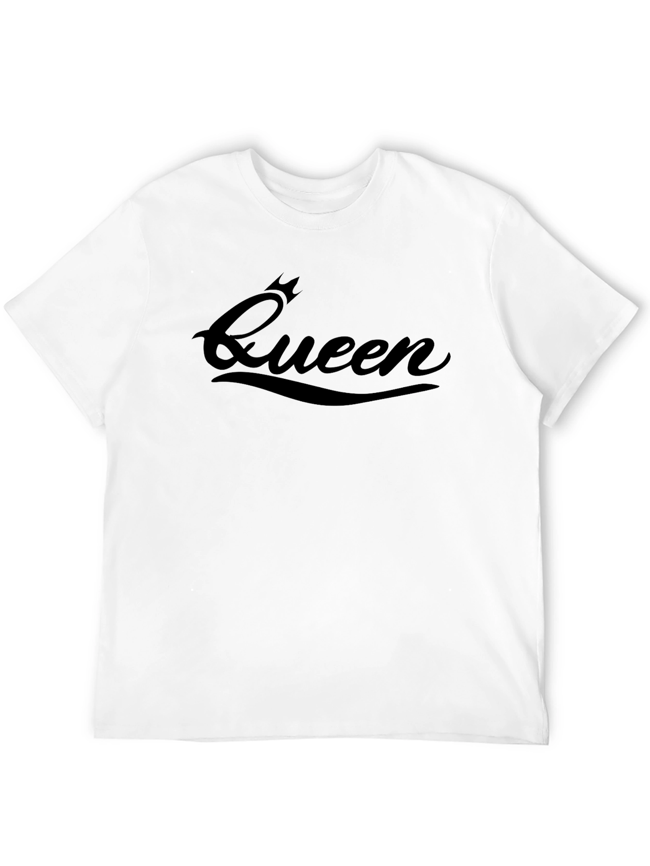 Queen Graphic Tee - Black Casual T-Shirt