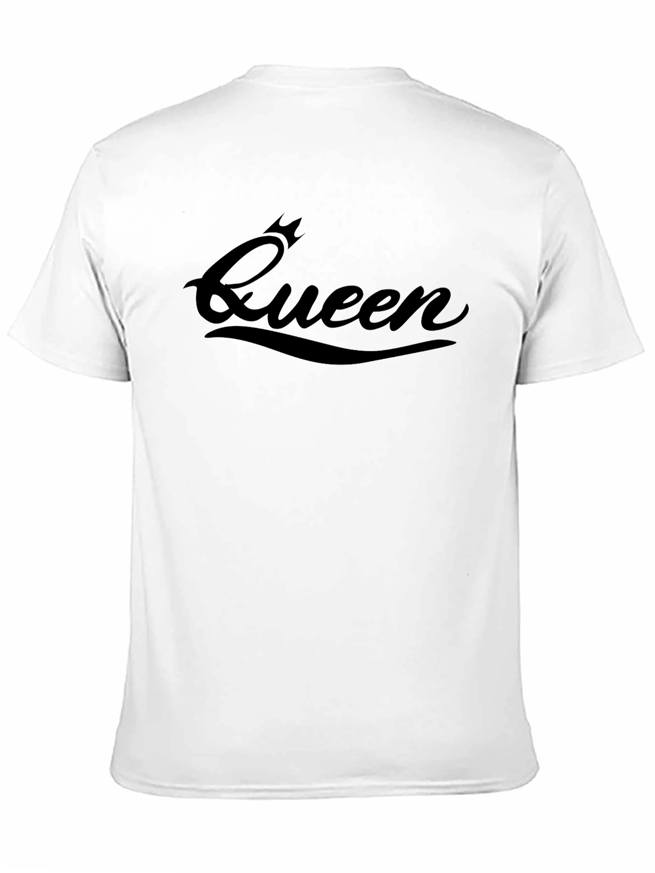 Queen Graphic Tee - Black Casual T-Shirt