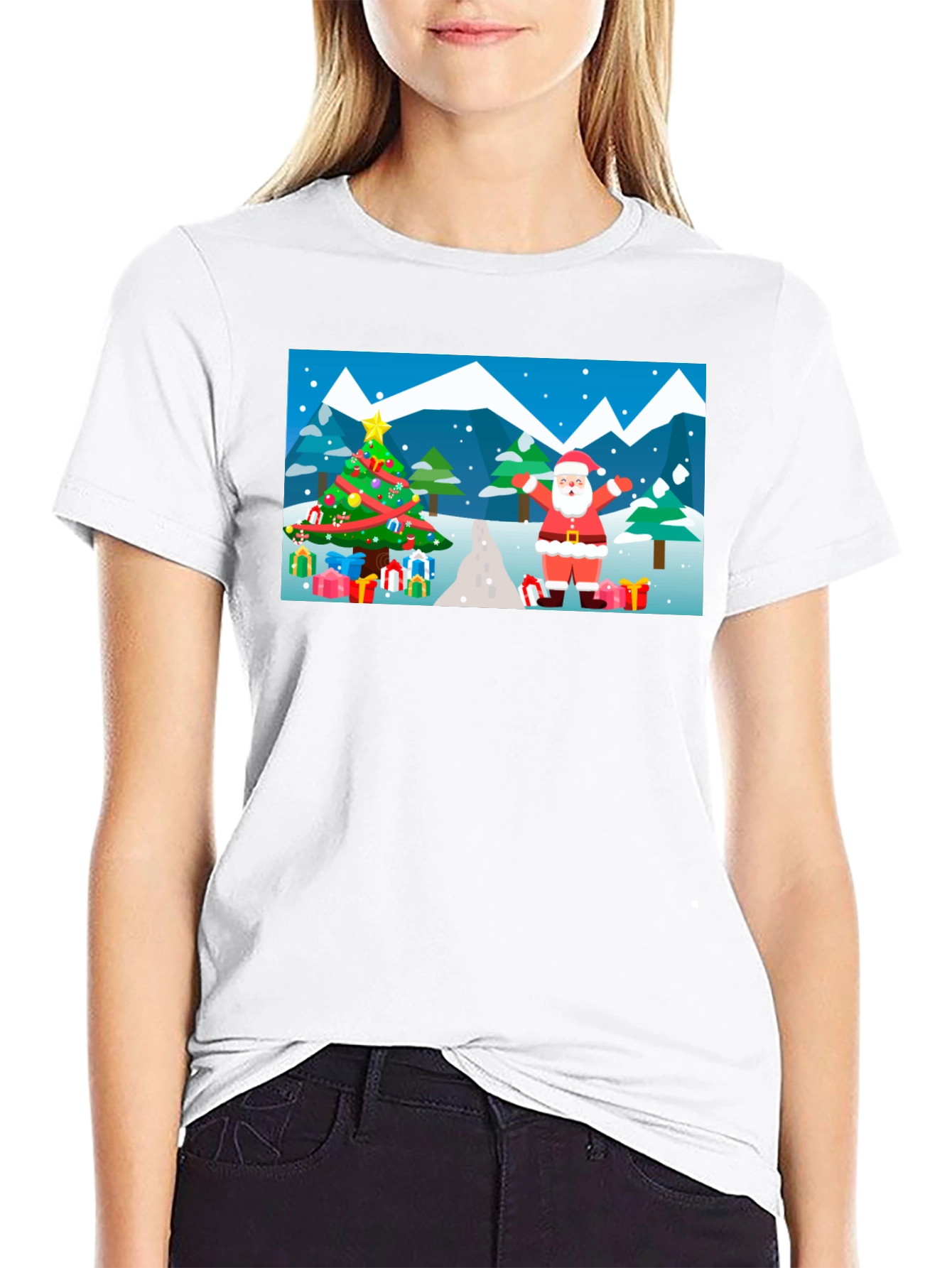 Festive Santa Christmas T-Shirt