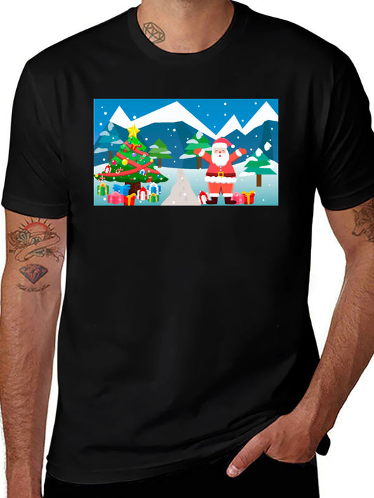 Festive Santa Christmas T-Shirt