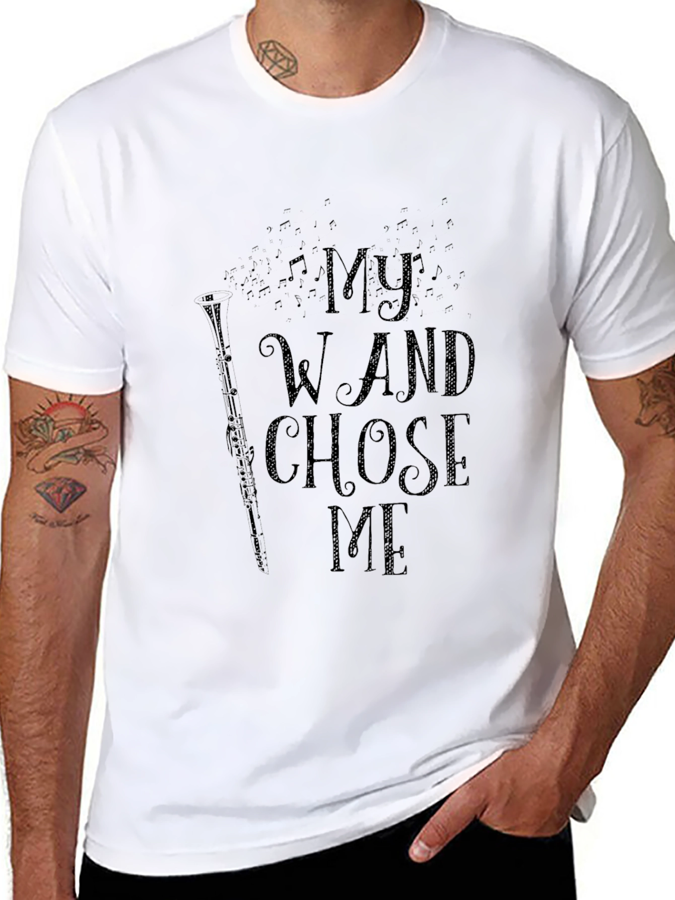 My Wand Chose Me T-Shirt - Musician Gift