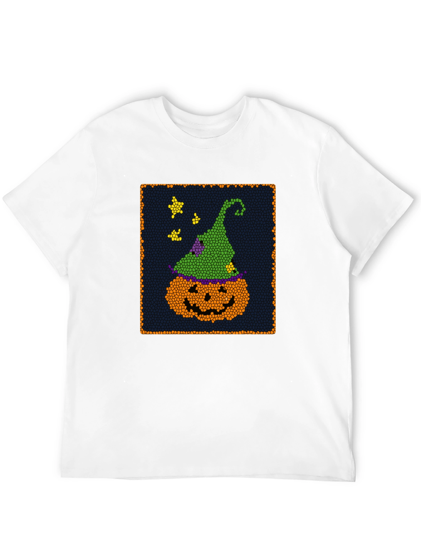 Halloween Pumpkin Witch Hat T-Shirt - Spooky Season