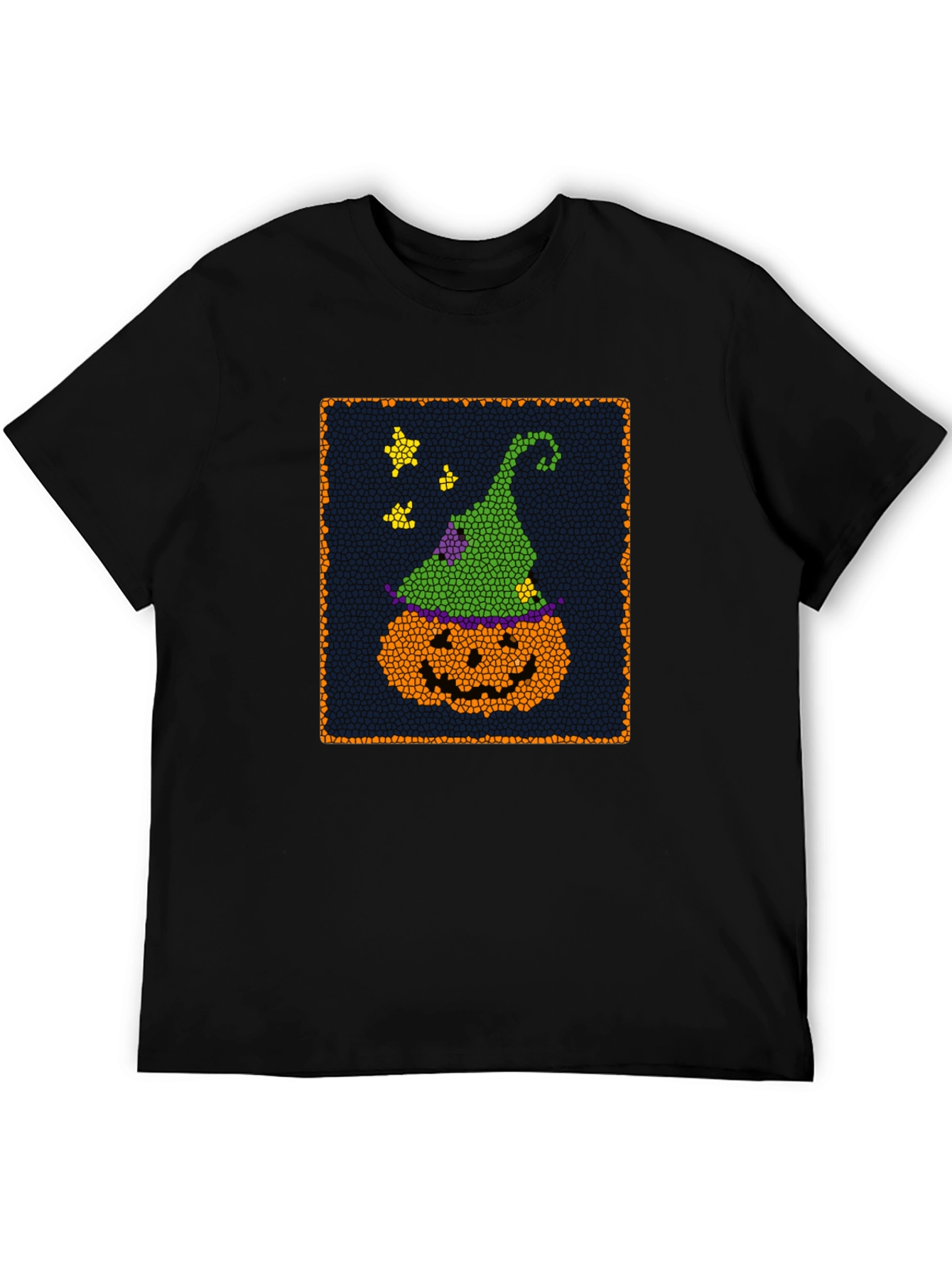 Halloween Pumpkin Witch Hat T-Shirt - Spooky Season