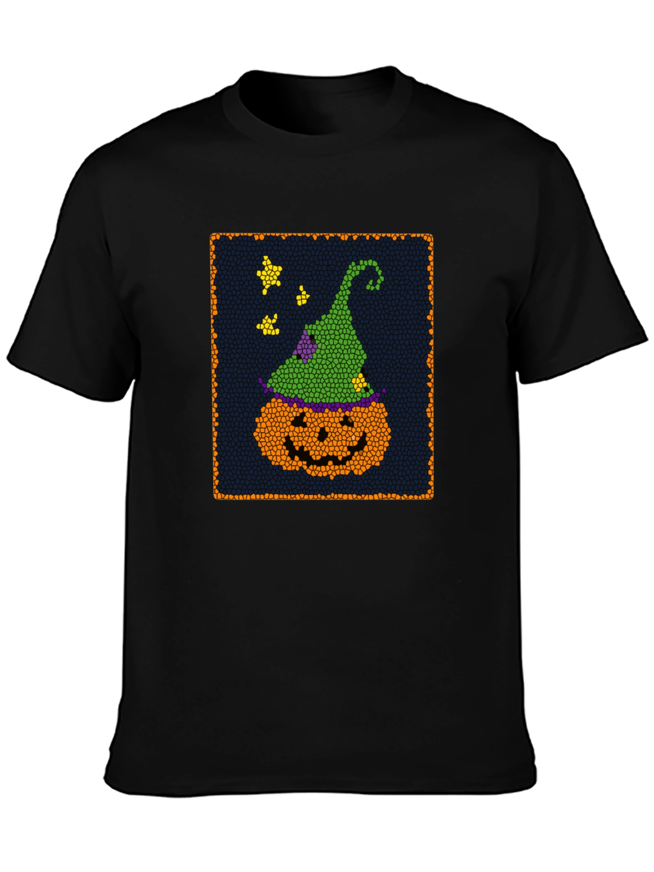 Halloween Pumpkin Witch Hat T-Shirt - Spooky Season