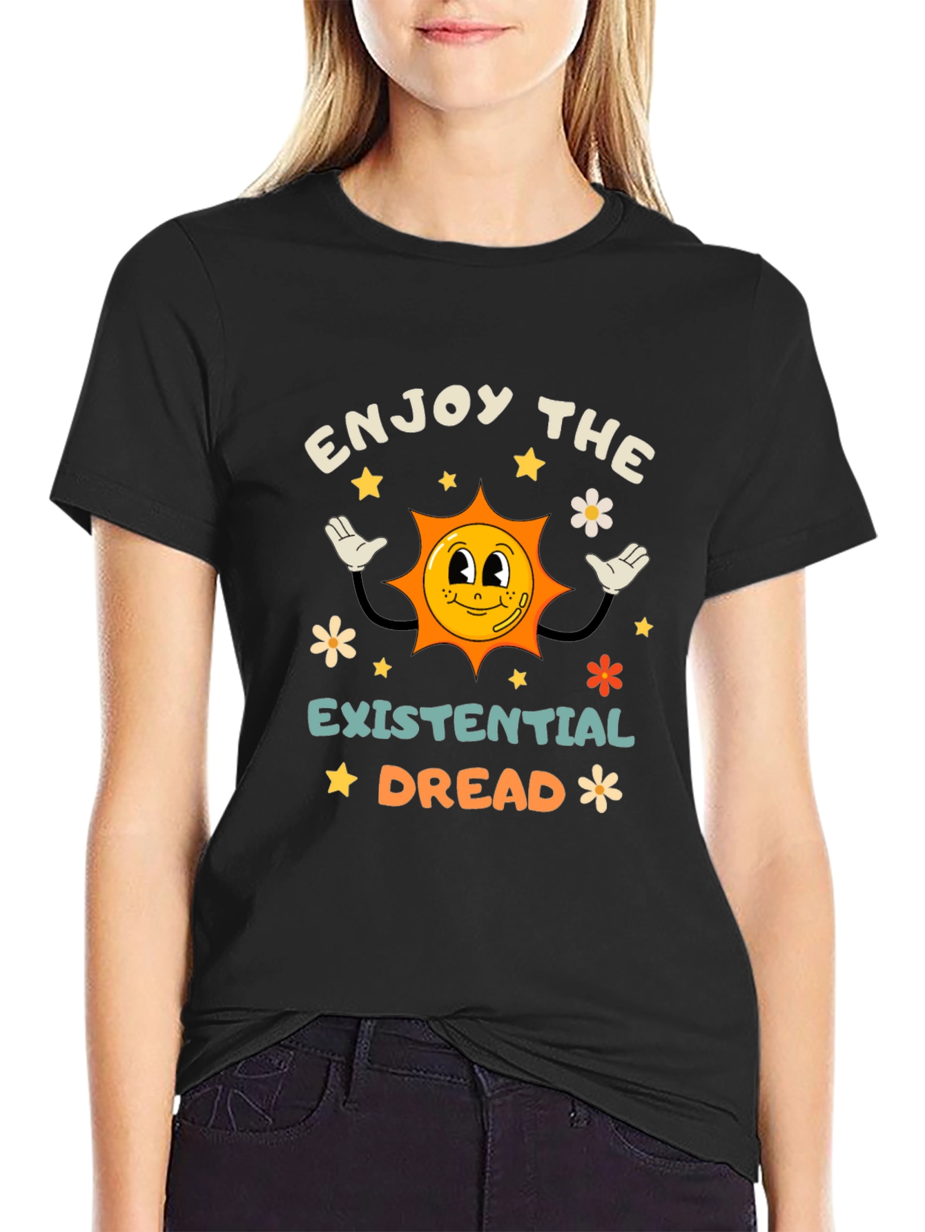 Enjoy Existential Dread Black T-Shirt