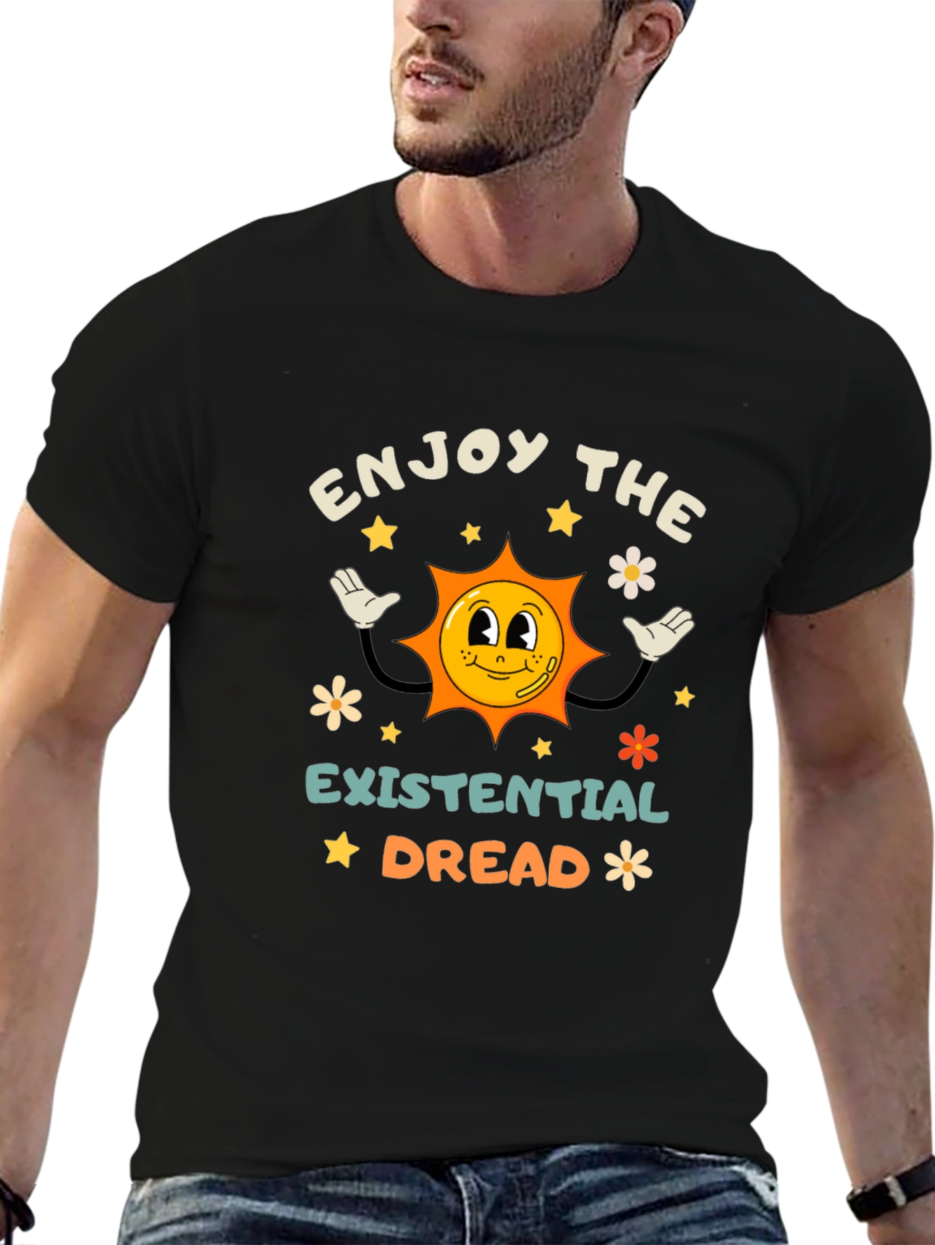 Enjoy Existential Dread Black T-Shirt