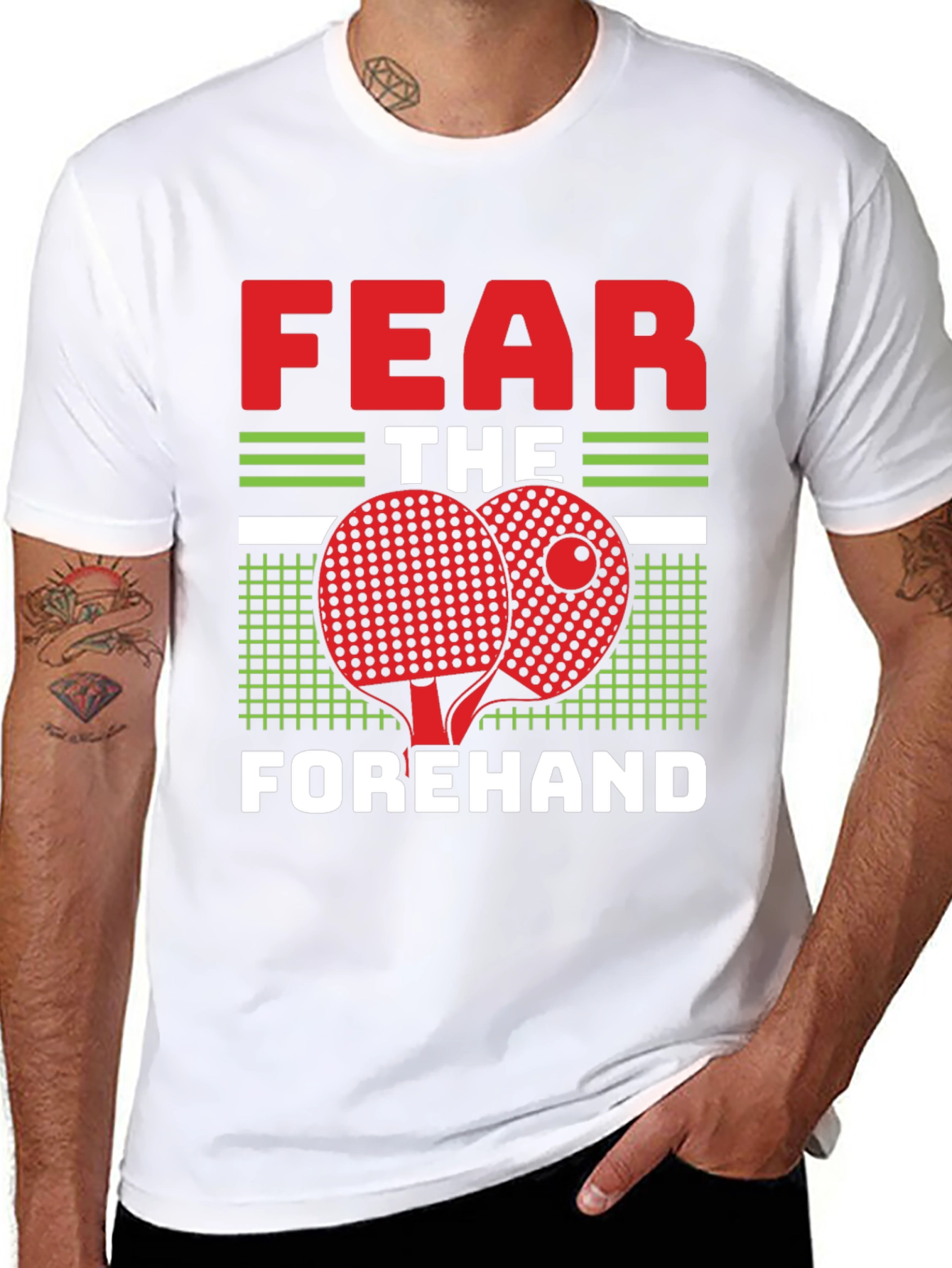 Fear the Forehand Table Tennis T-Shirt
