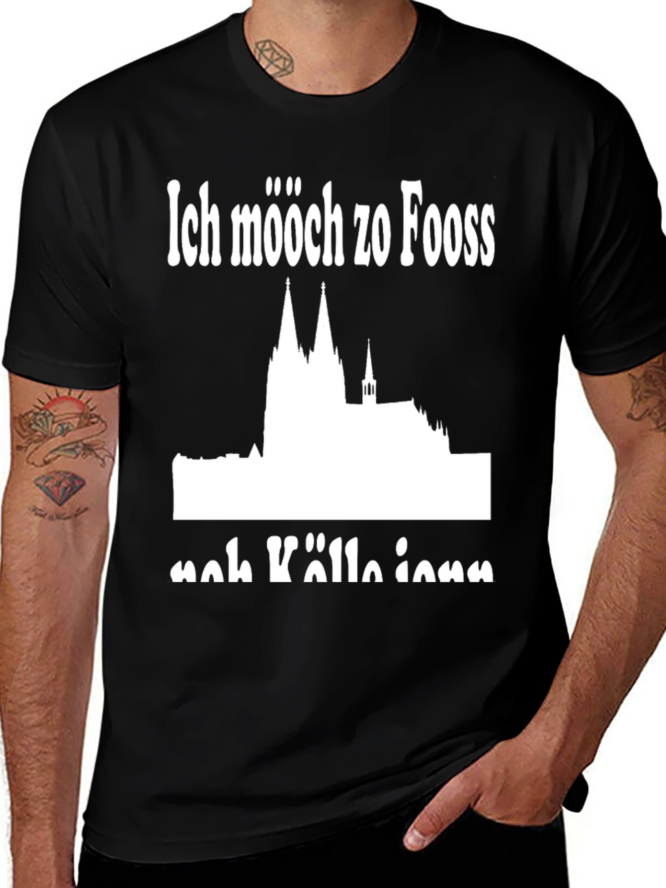 Ich mööch zo Fooss noh Kölle ioon T-Shirt
