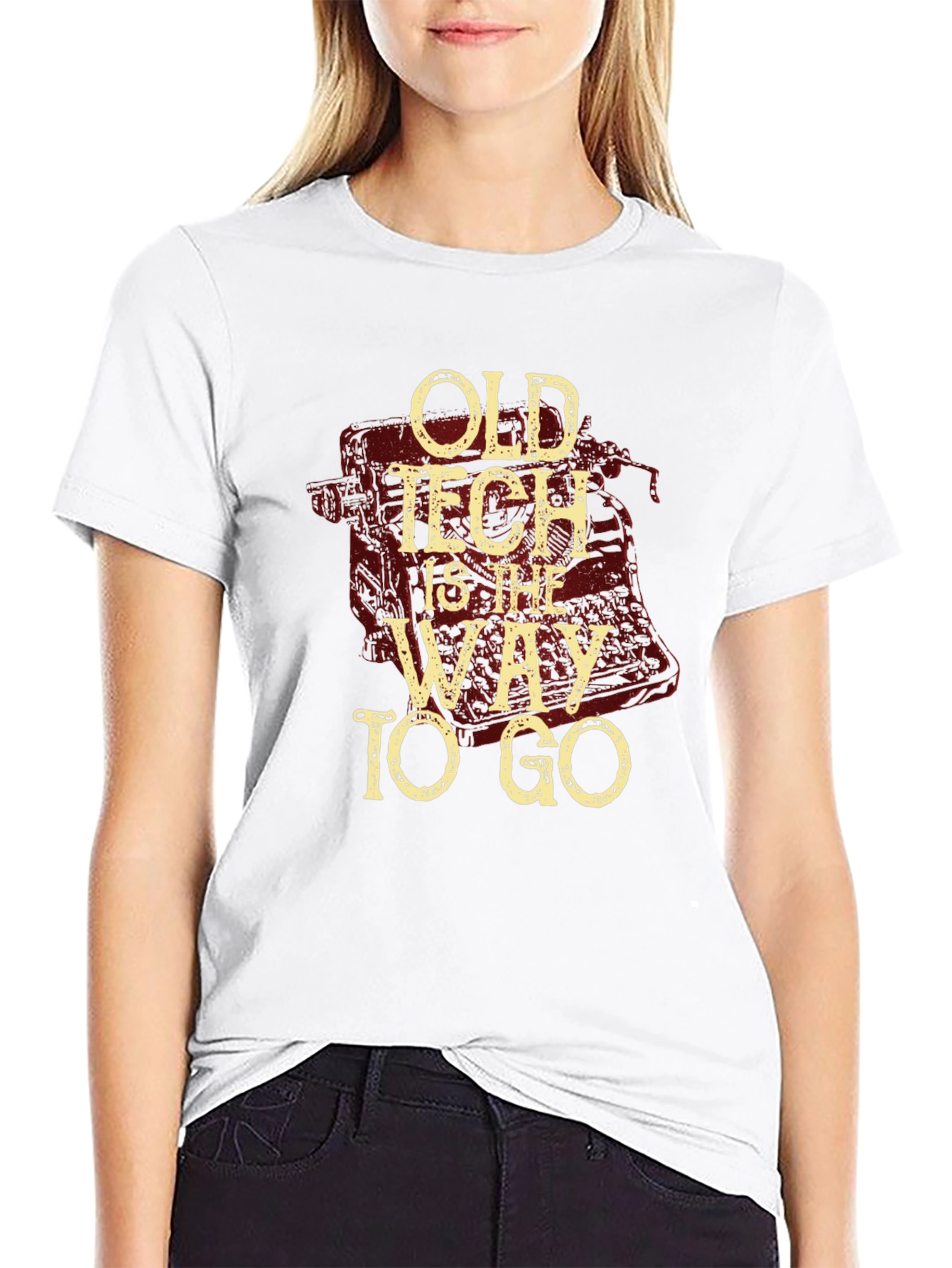 Old Tech is the Way to Go Graphic T-Shirt