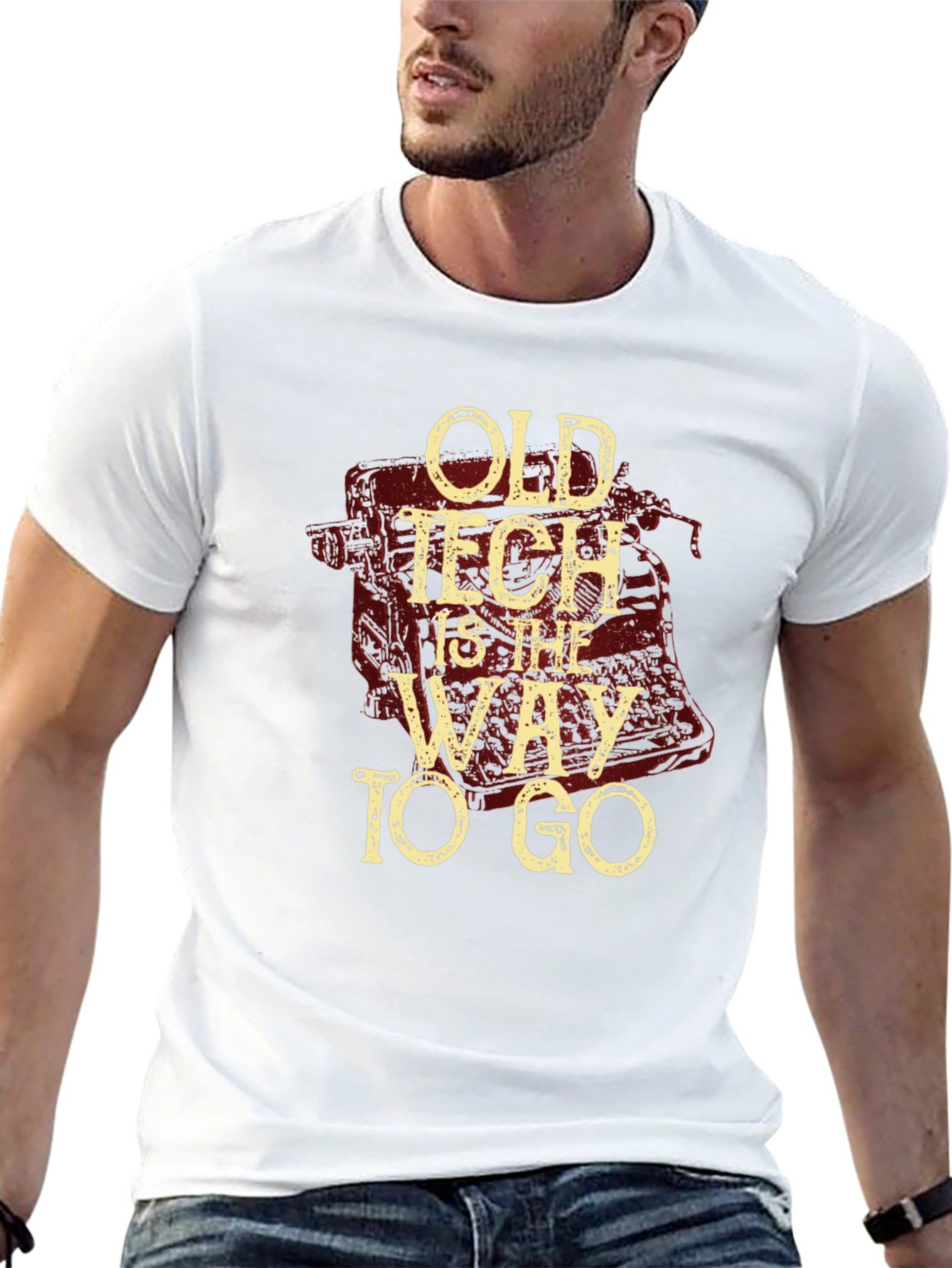 Old Tech is the Way to Go Graphic T-Shirt
