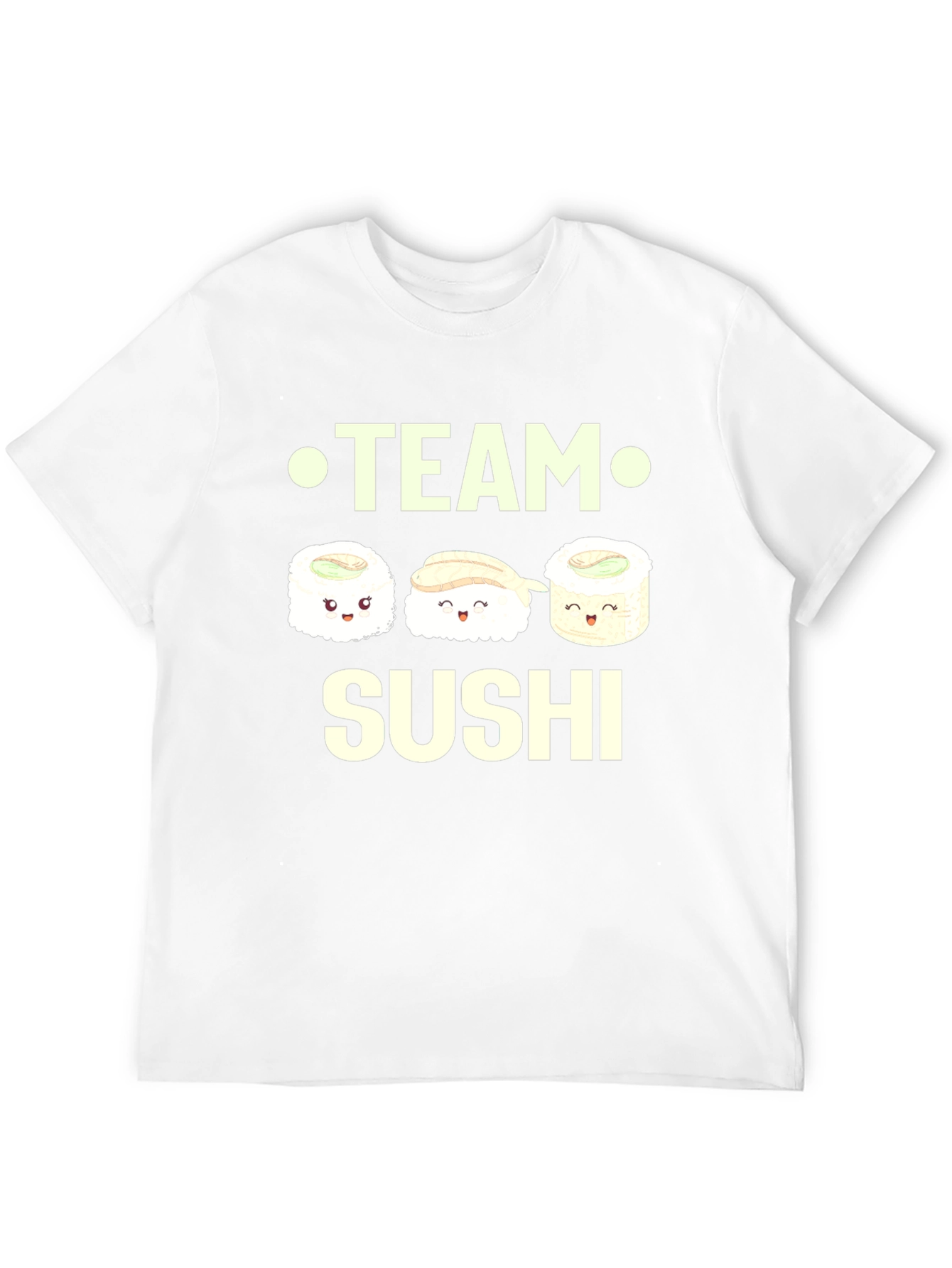 Team Sushi T-Shirt - Kawaii Anime Style