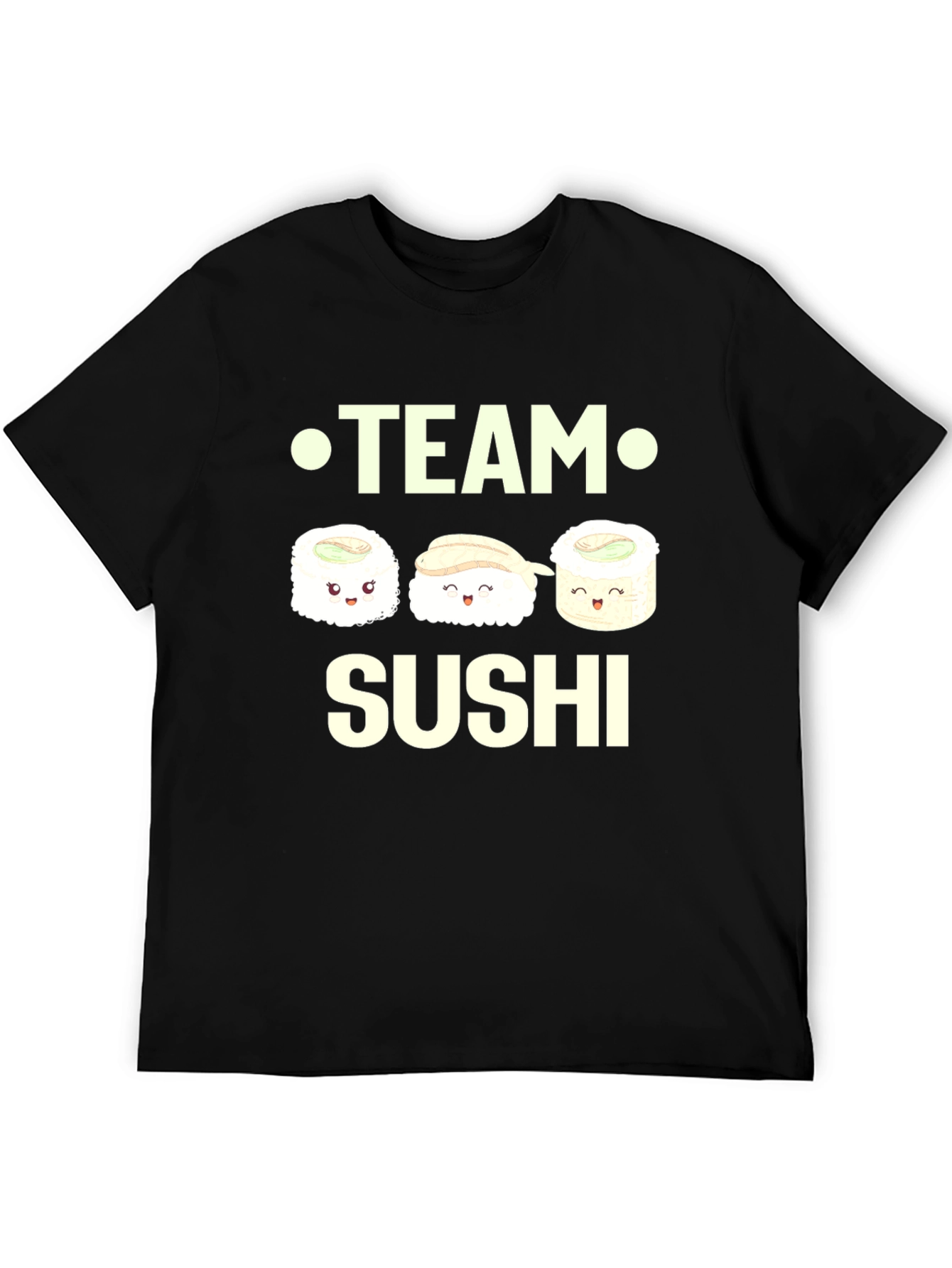 Team Sushi T-Shirt - Kawaii Anime Style