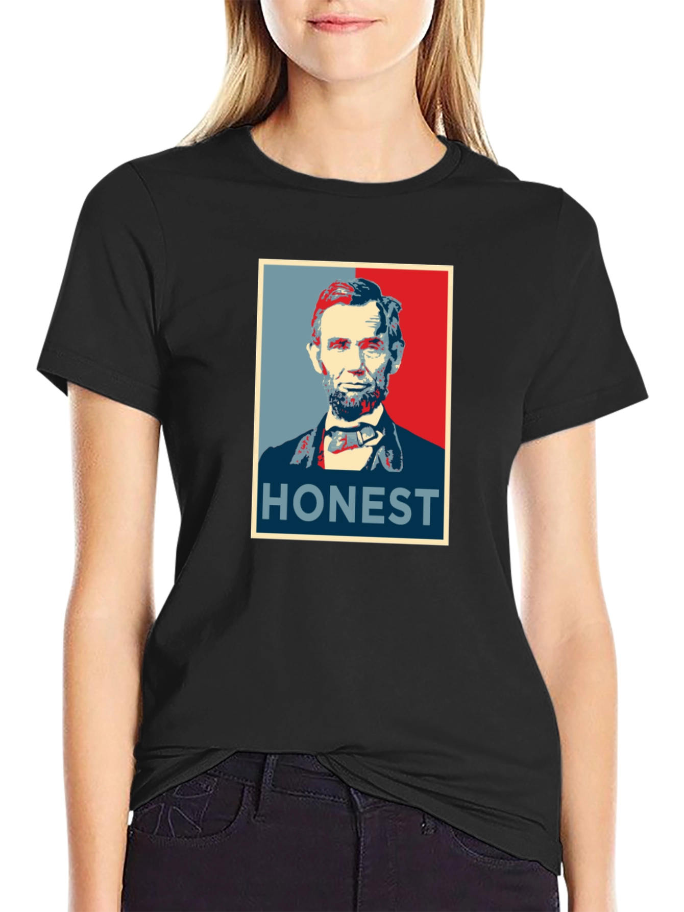 Honest Abe Graphic Tee - Classic Presidential T-Shirt