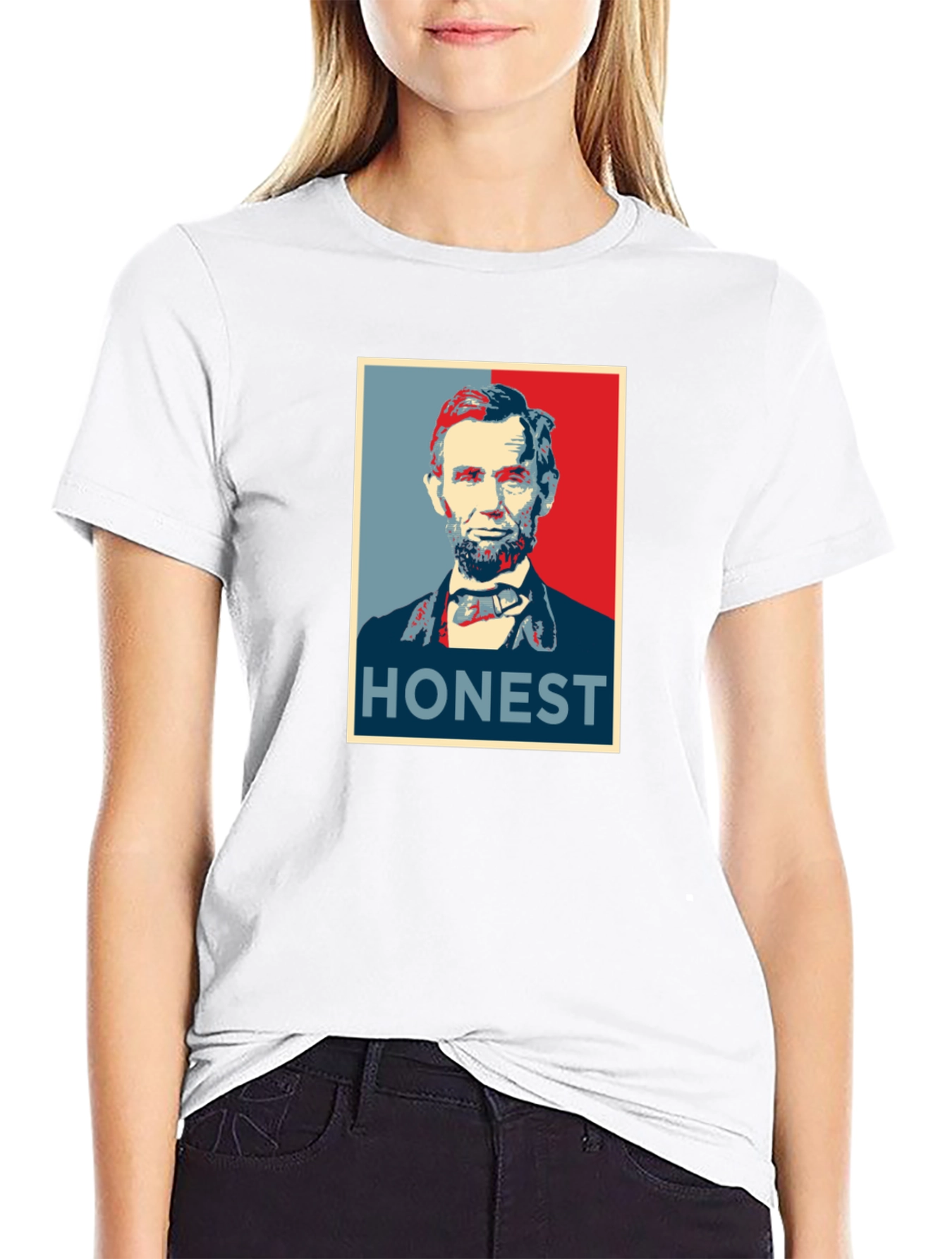 Honest Abe Graphic Tee - Classic Presidential T-Shirt