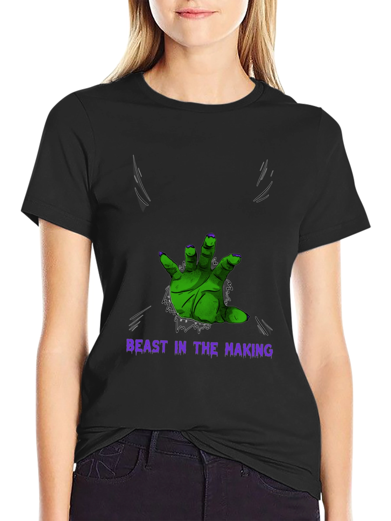Beast in the Making Graphic Tee - Black