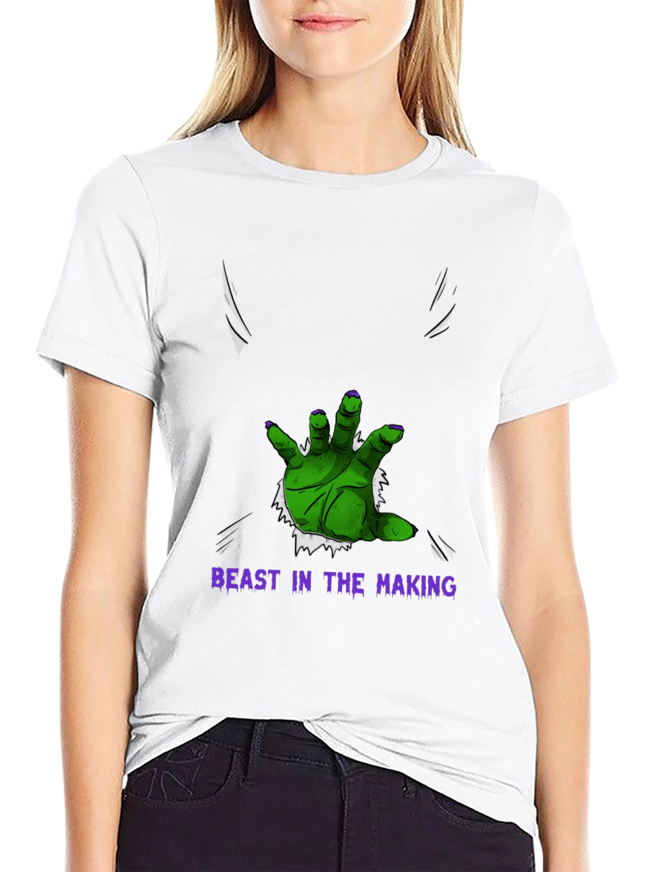 Beast in the Making Graphic Tee - Black