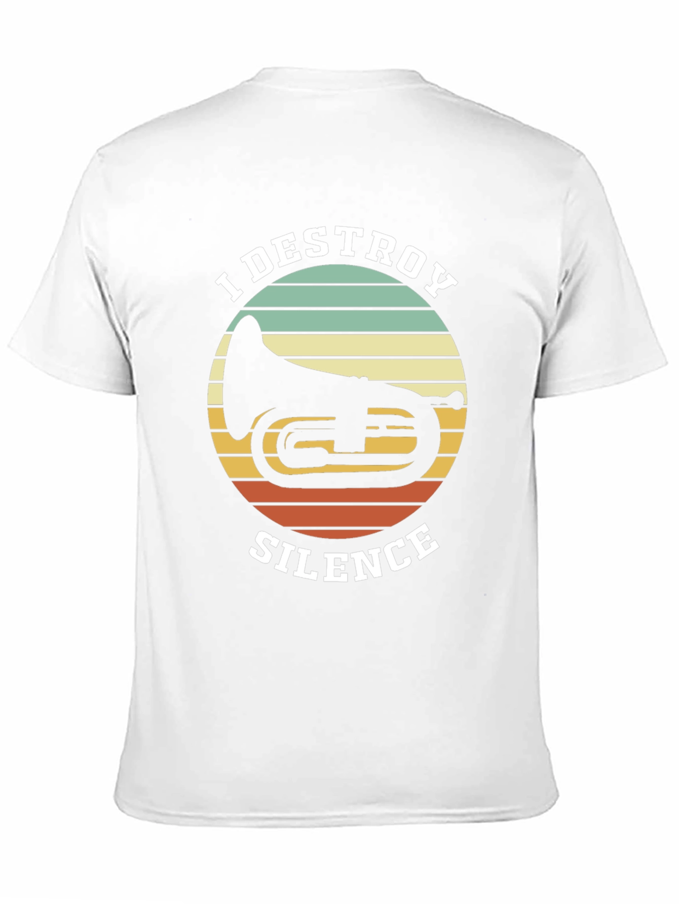 I Destroy Silence Tuba Graphic Tee