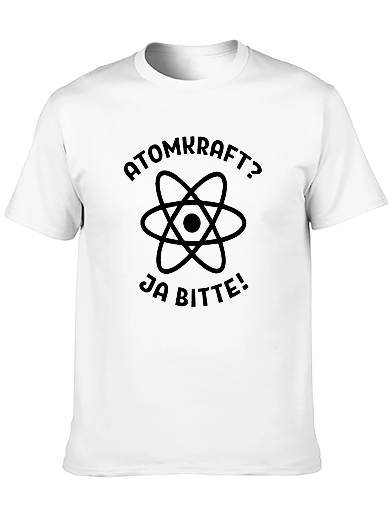 Atomkraft Ja Bitte! Black T-Shirt