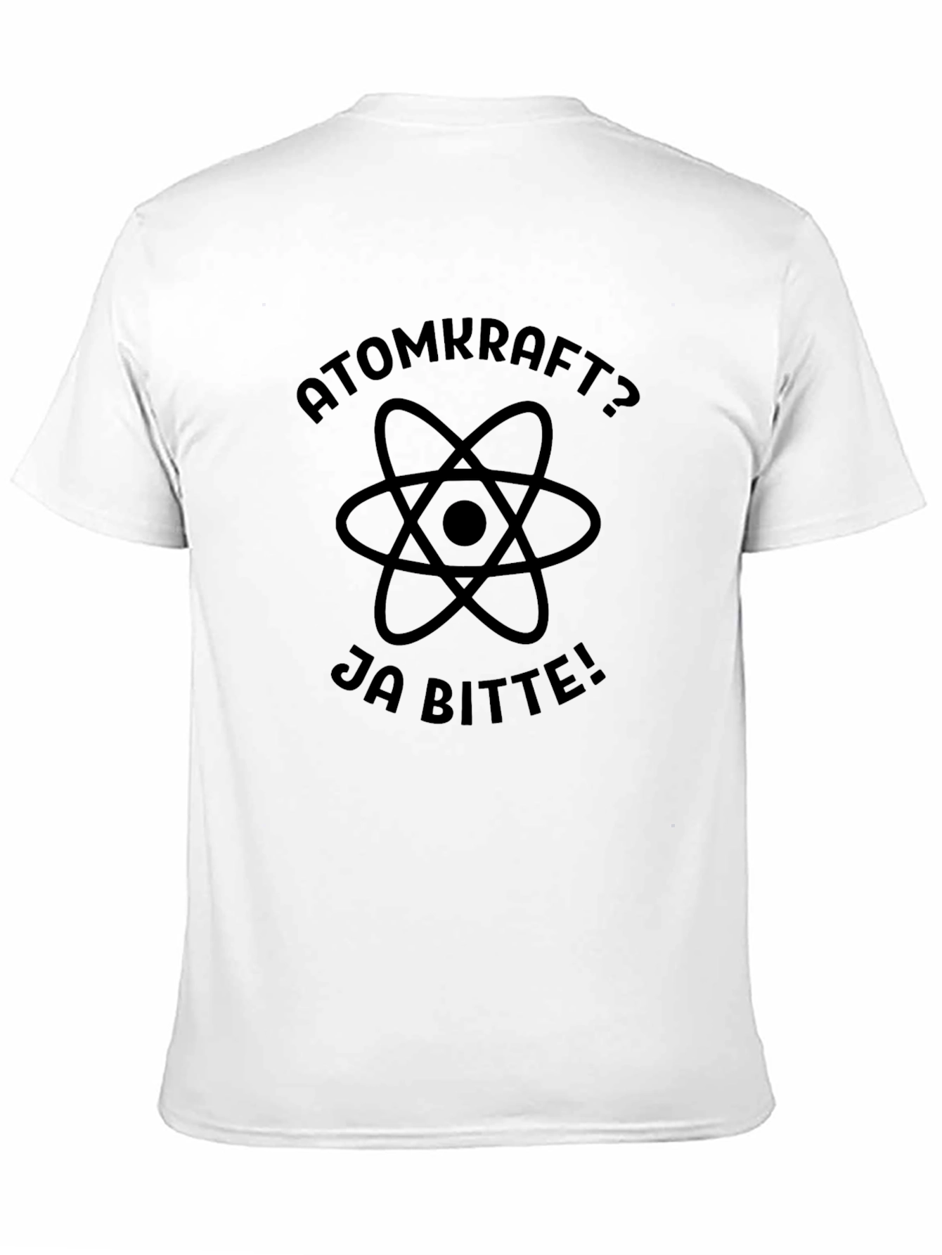 Atomkraft Ja Bitte! Black T-Shirt
